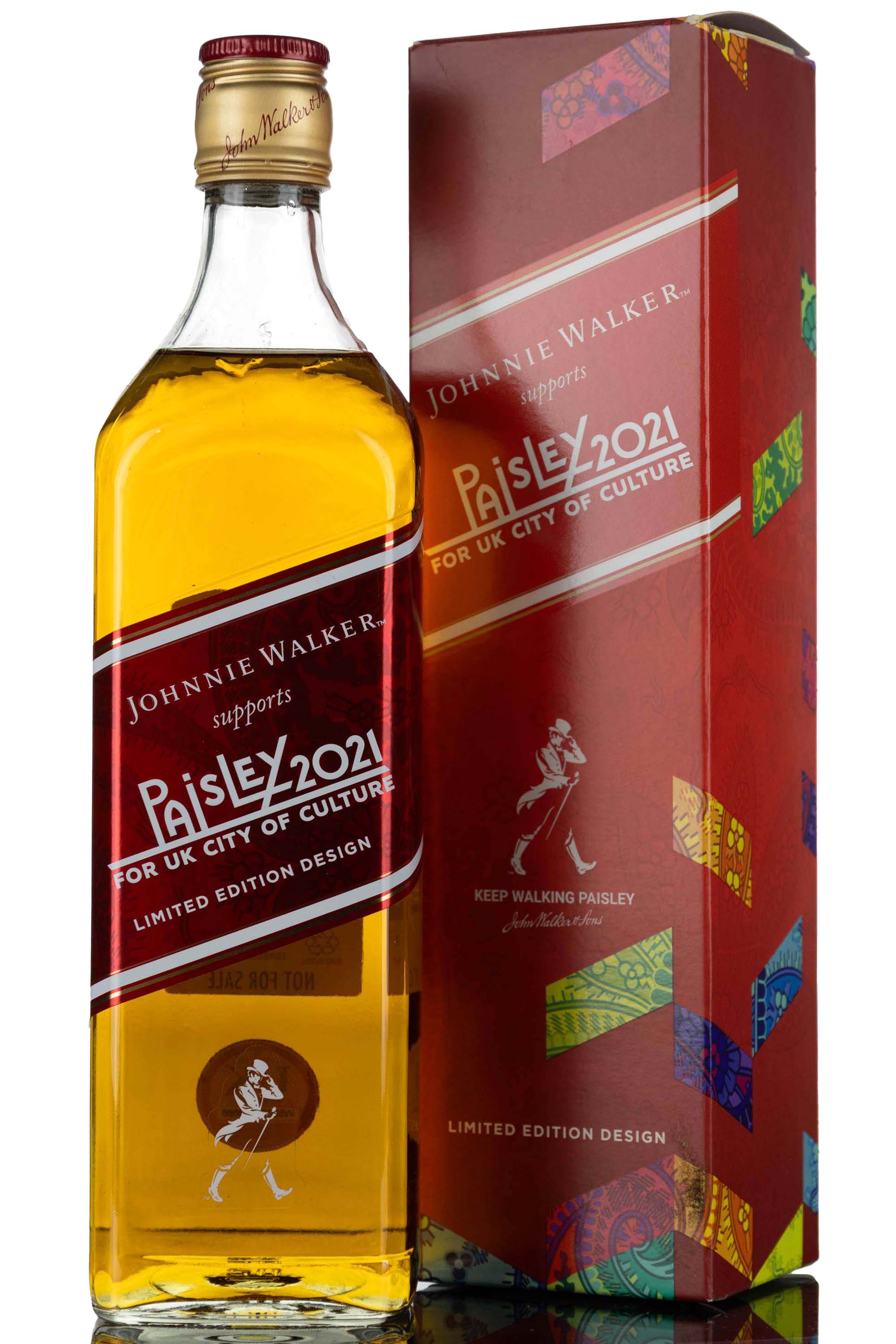 Johnnie Walker Red Label - For UK City Of Culture Paisley 2021 - Limited Edition Design