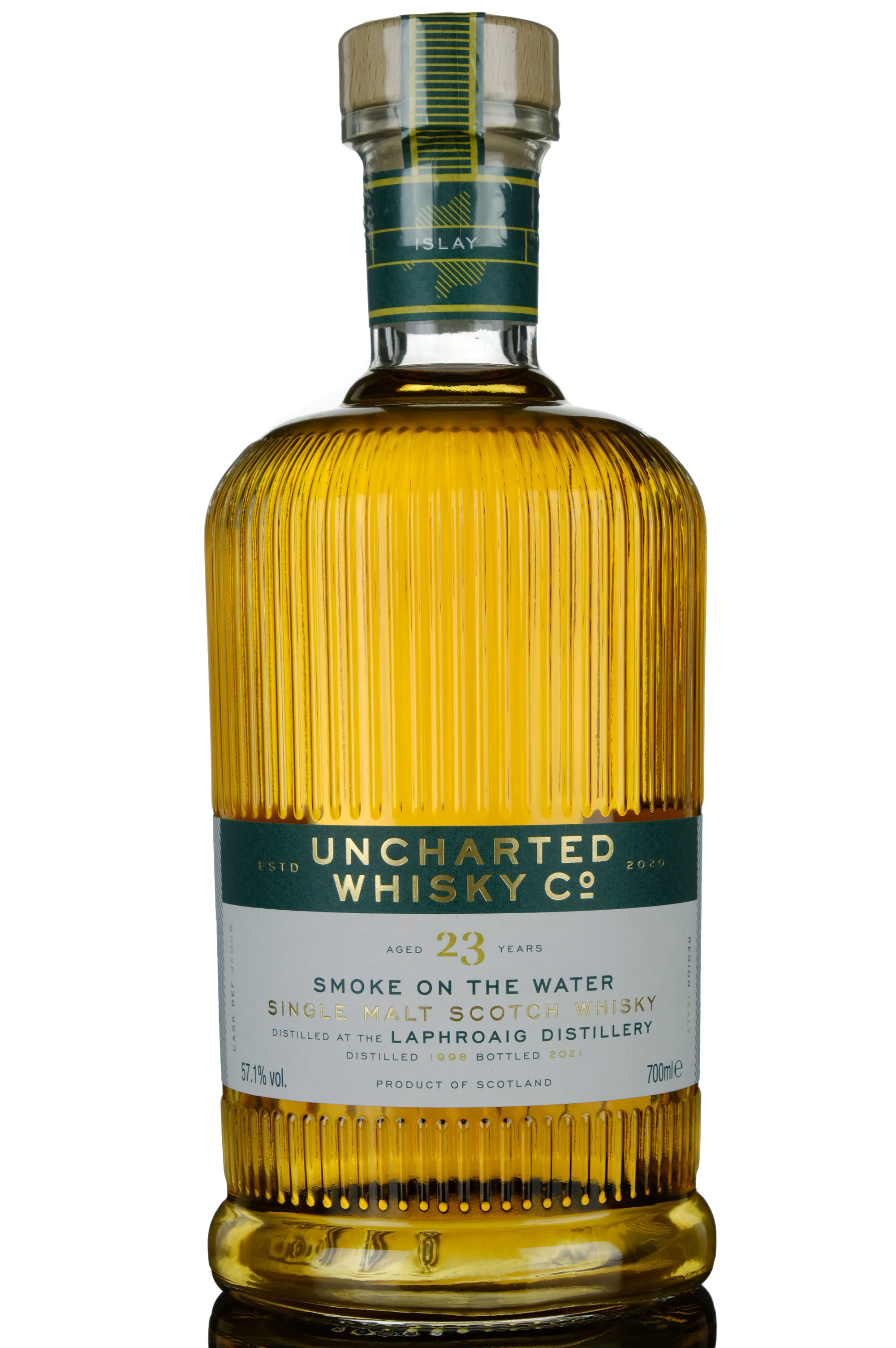 Laphroaig 19982021  23 Year Old  Uncharted Whisky Co  Smoke On The Water  Single Cask