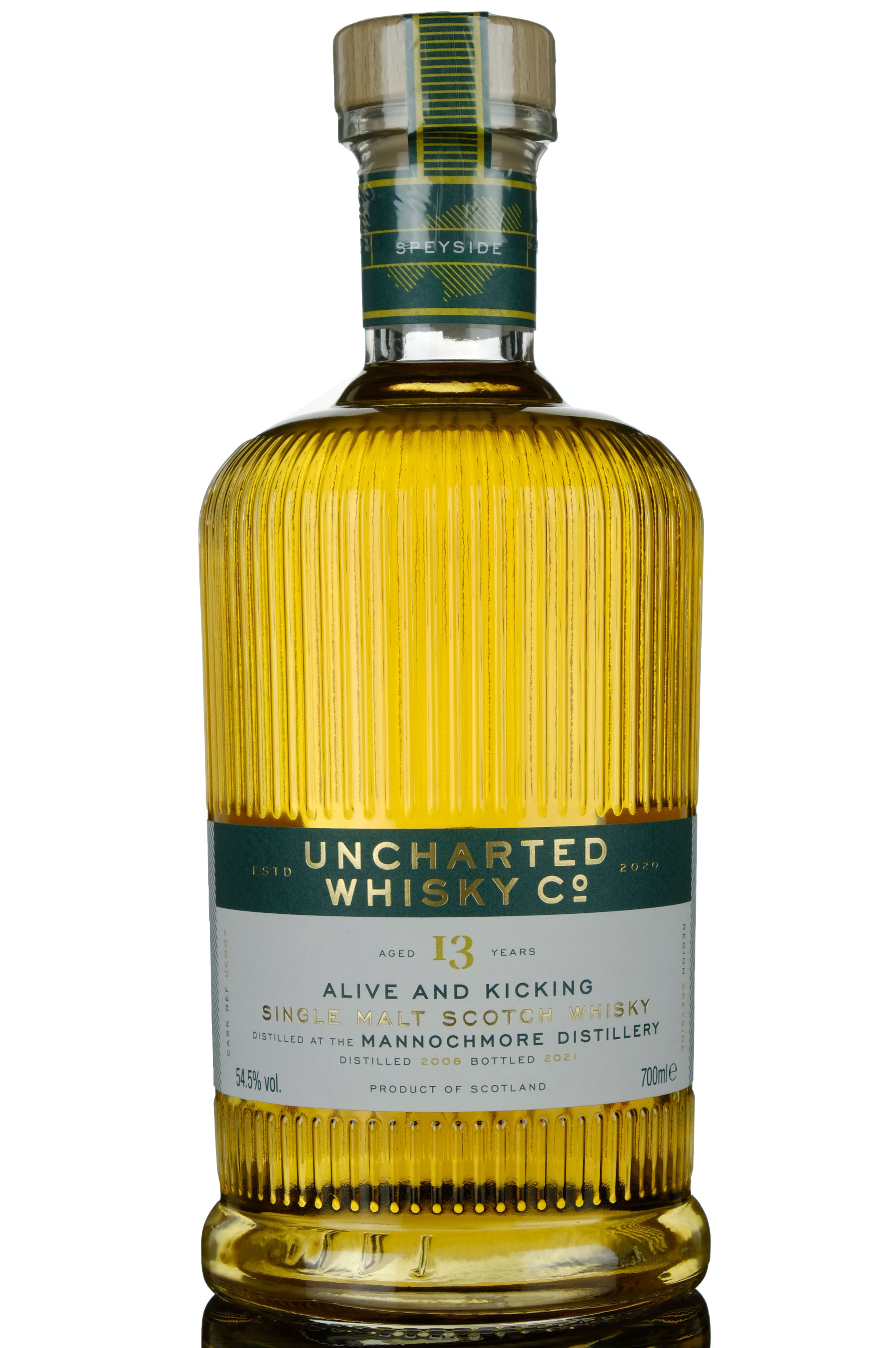 Mannochmore 20082021  13 Year Old  Uncharted Whisky Co  Alive  Kicking  Single Cask