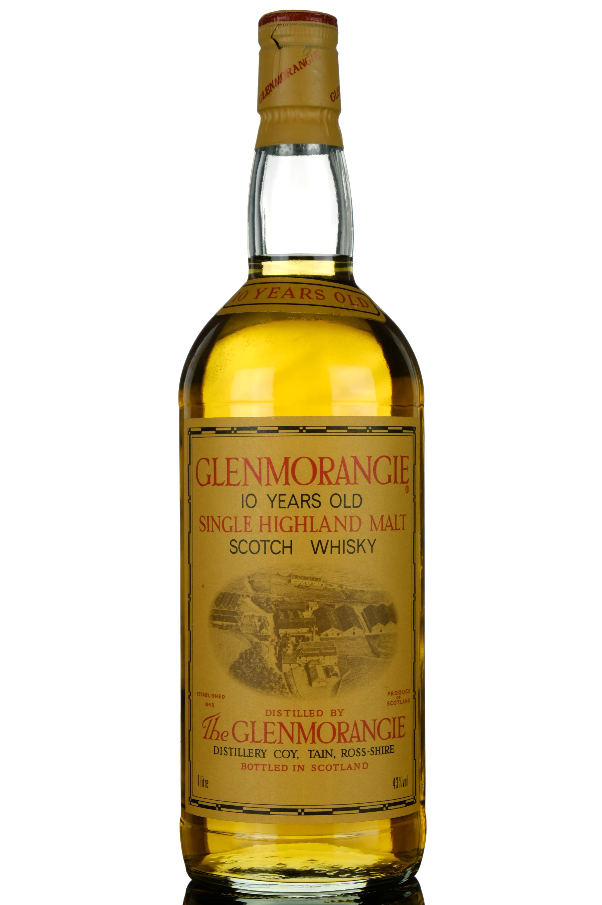 Glenmorangie 10 Year Old - Circa 1990 - 1 Litre