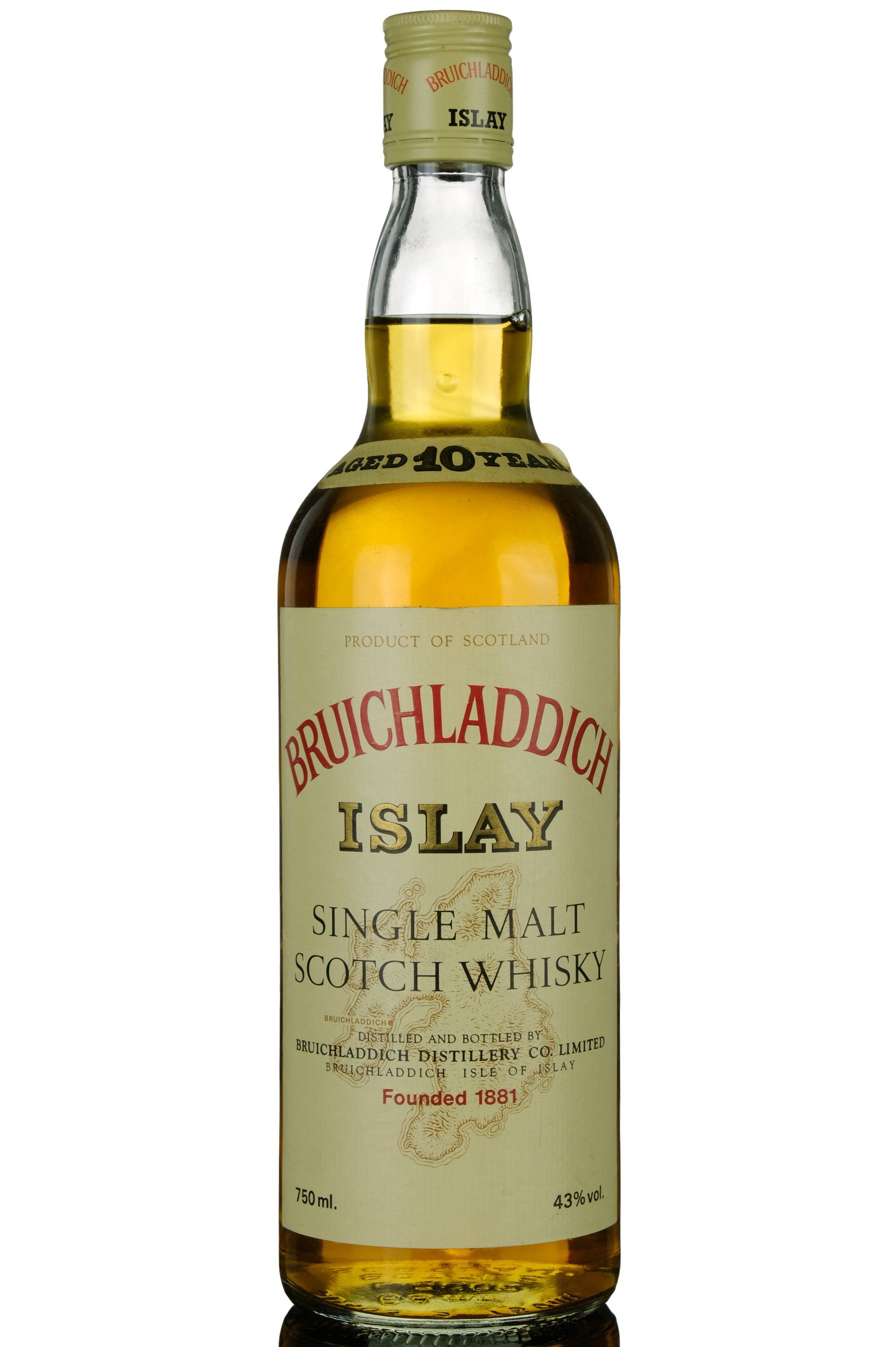 Bruichladdich 10 Year Old - Early 1980s