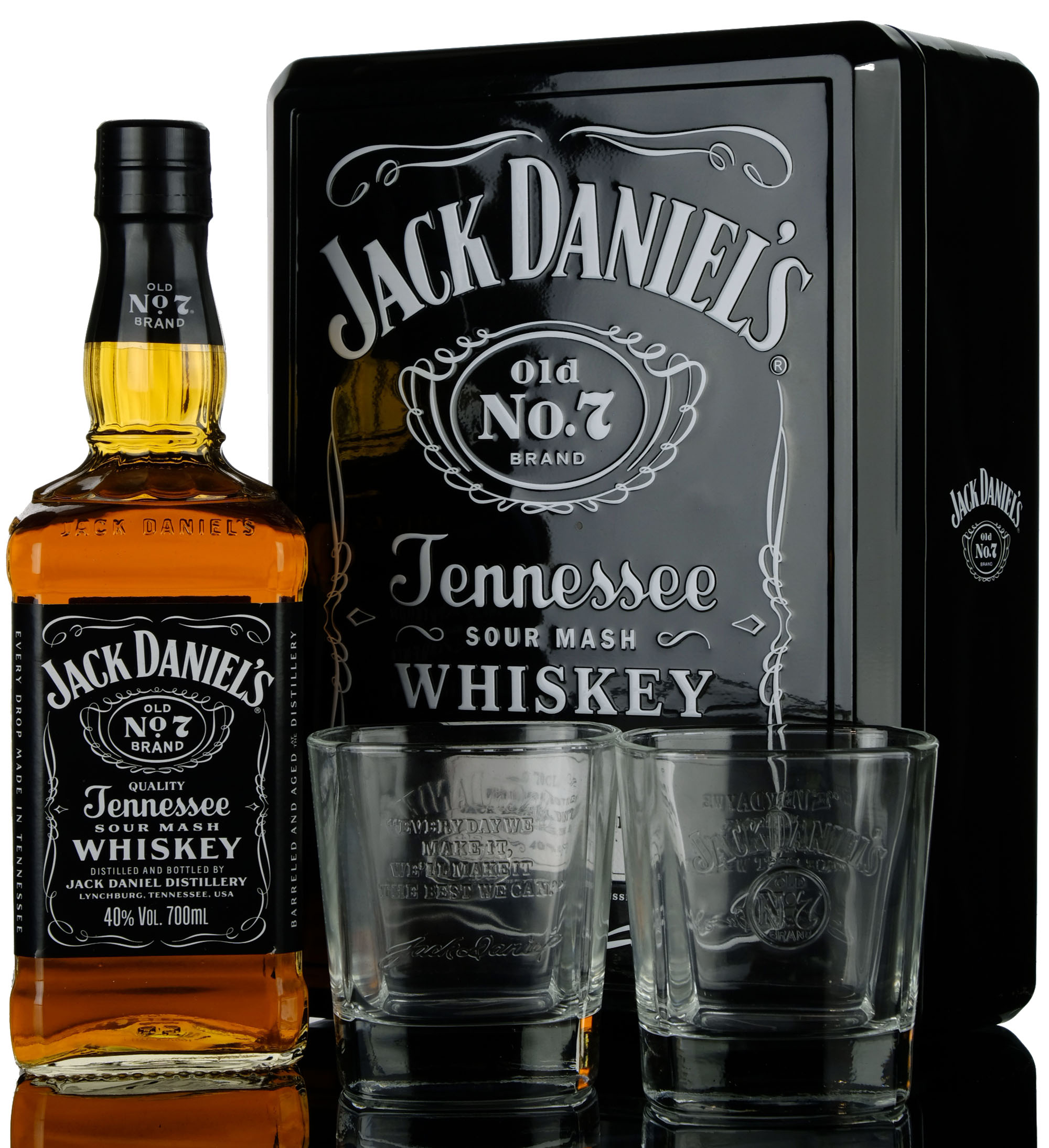 Jack Daniels Old No7 Brand  Presentation Set