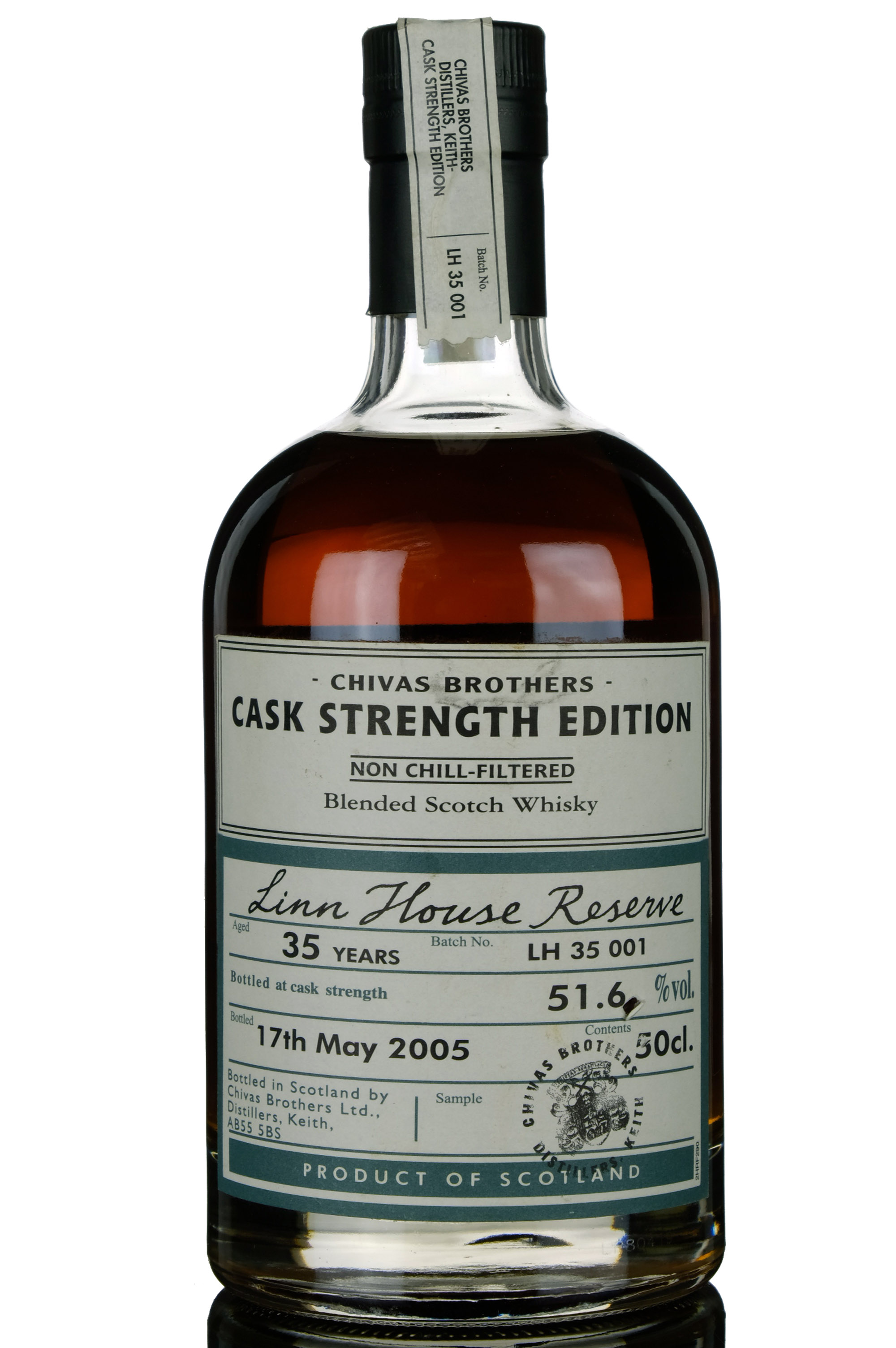 Linn House Reserve 35 Year Old  Chivas Brothers Cask Strength Edition  Batch 1  2005 Re