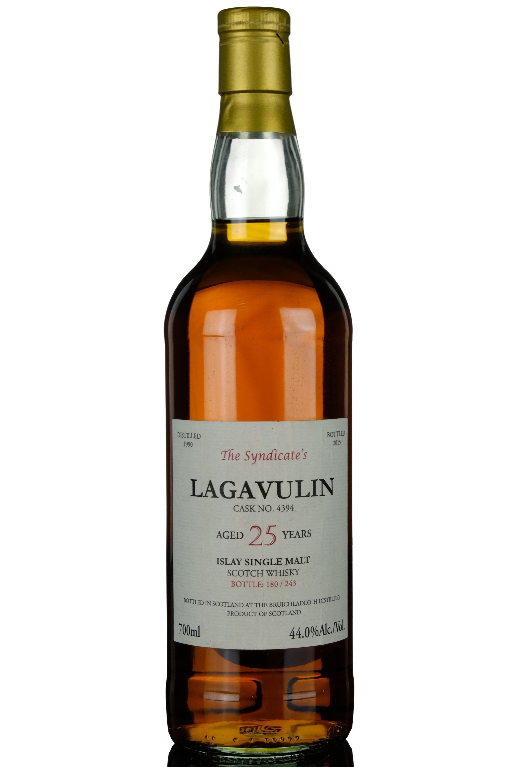 Lagavulin 19902015  25 Year Old  The Syndicates  Single Cask 4394