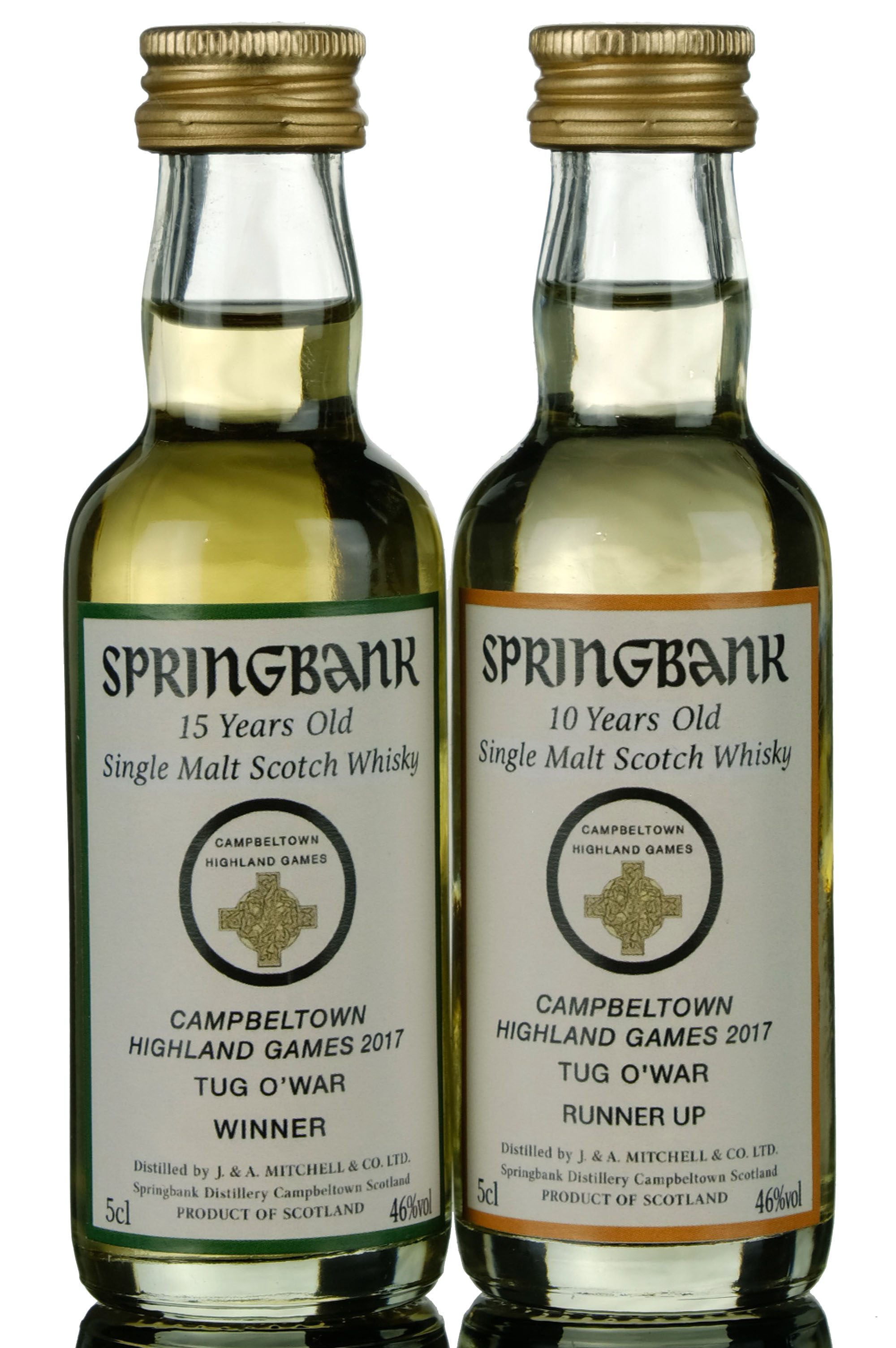 2 x Springbank Miniatures
