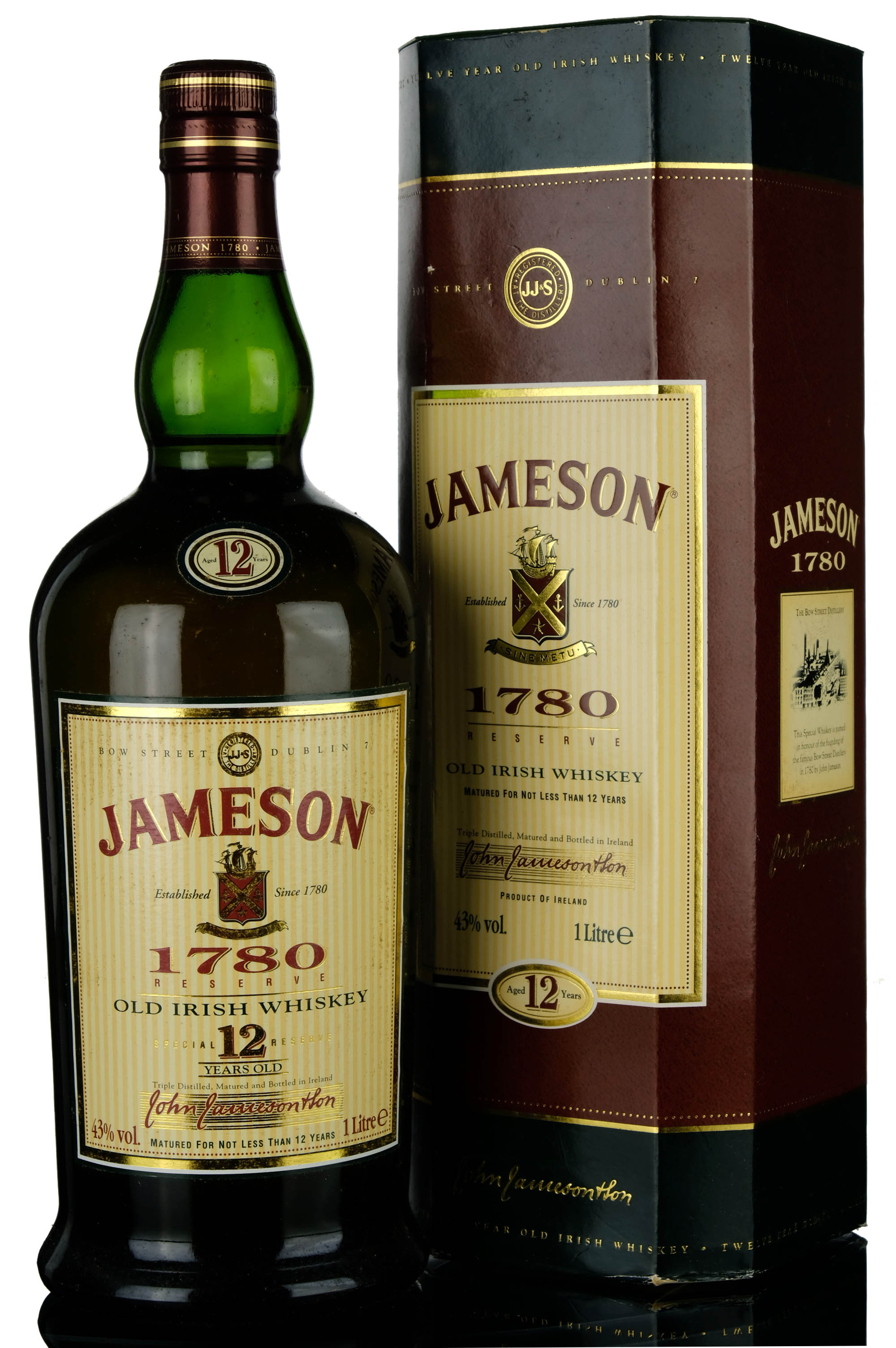 Jameson 12 Year Old  Special Reserve  1990s  1 Litre