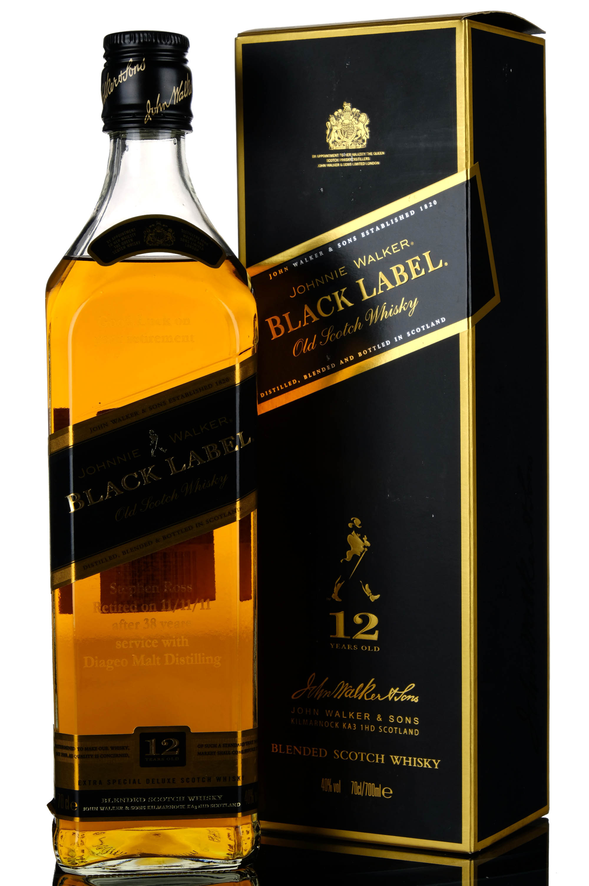 Johnnie Walker 12 Year Old  Black Label  Extra Special