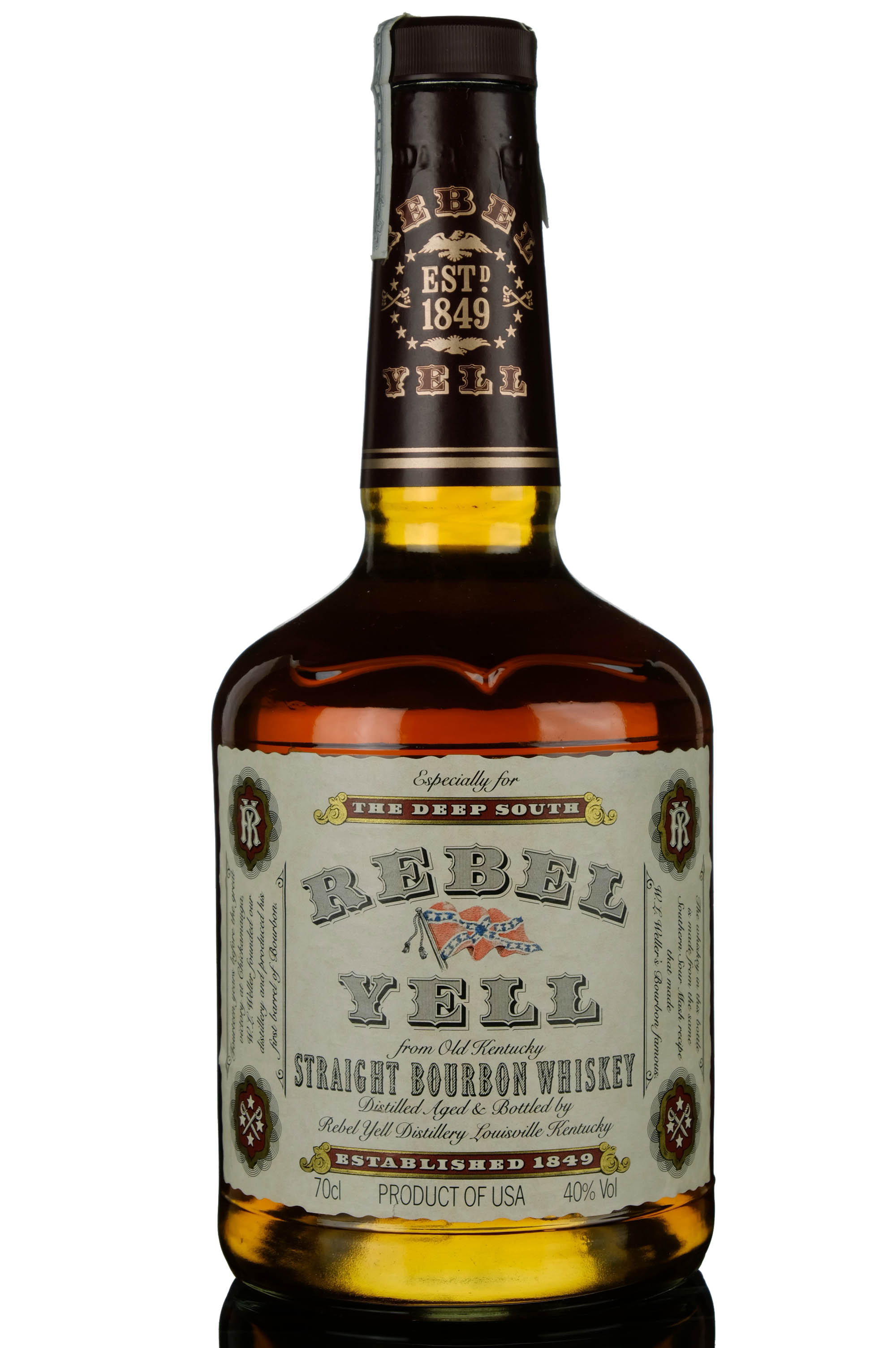 Rebel Yell Bourbon  1990s
