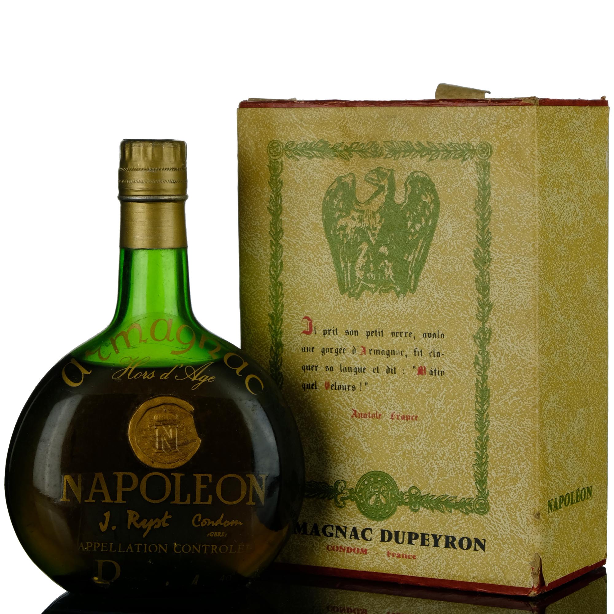 Dupeyron Napoleon Armagnac - Half Bottle - 1970s