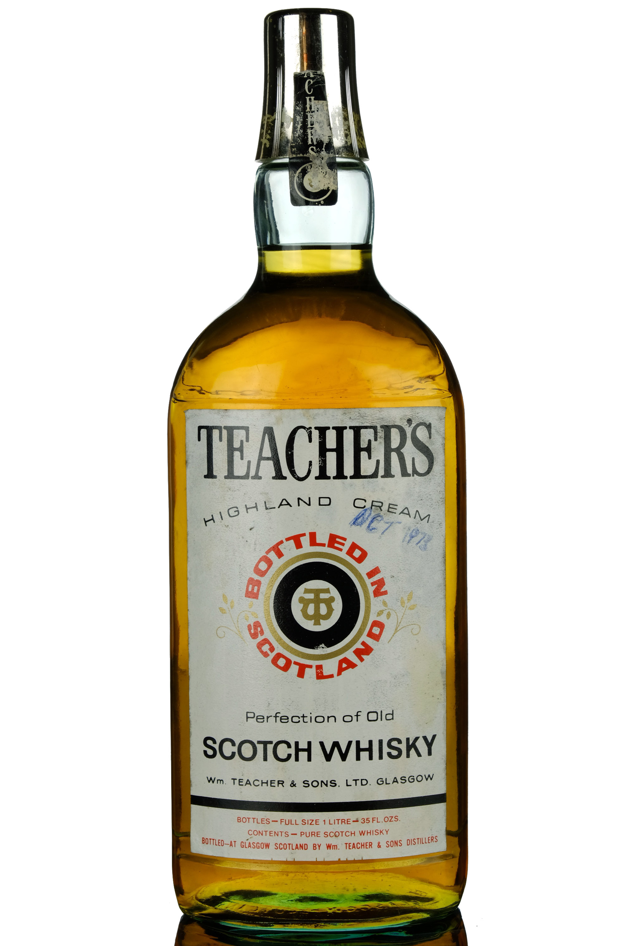 Teachers Highland Cream - 1970s - 1 Litre