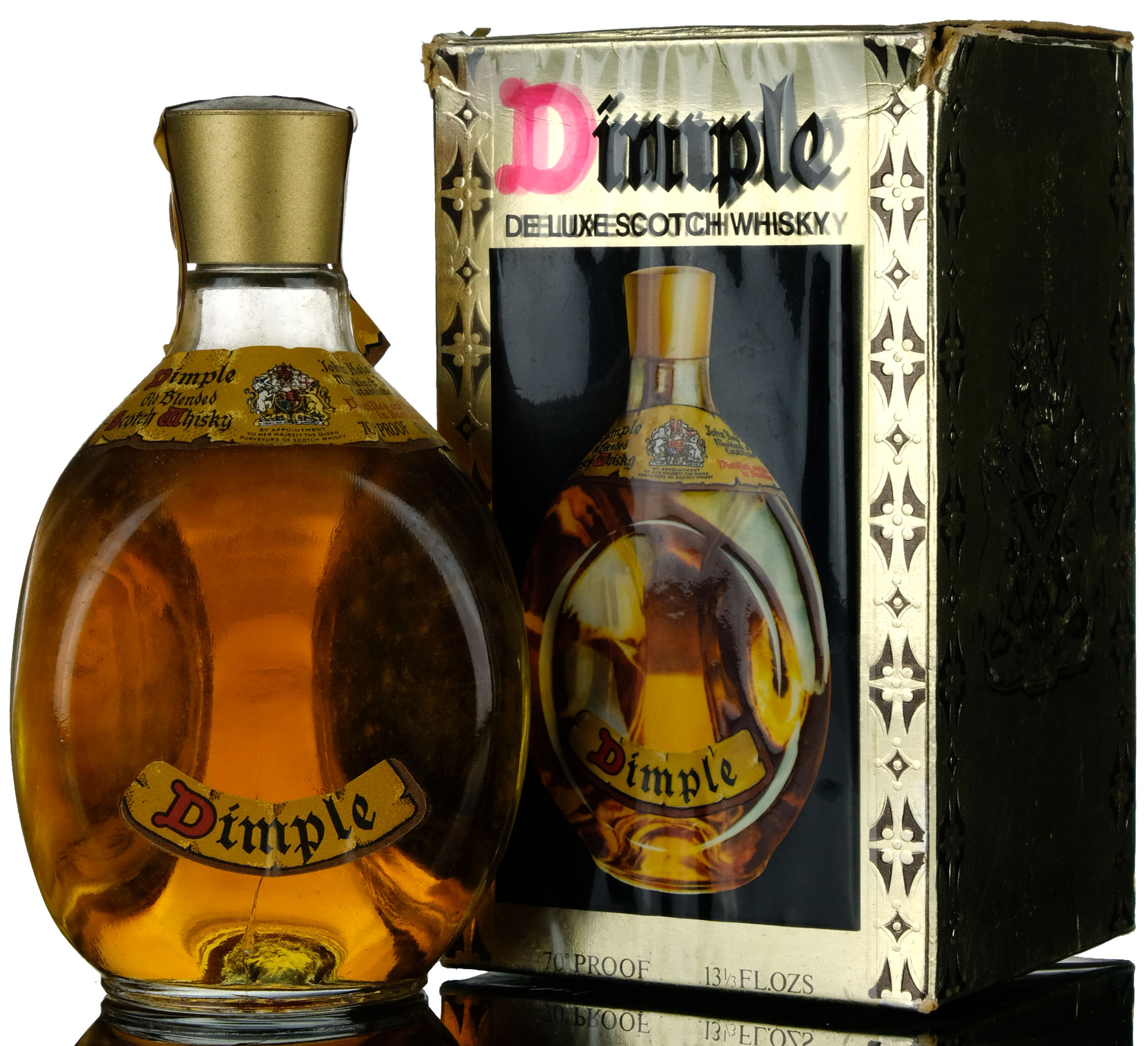 Haigs Dimple - 1970s - Half Bottle