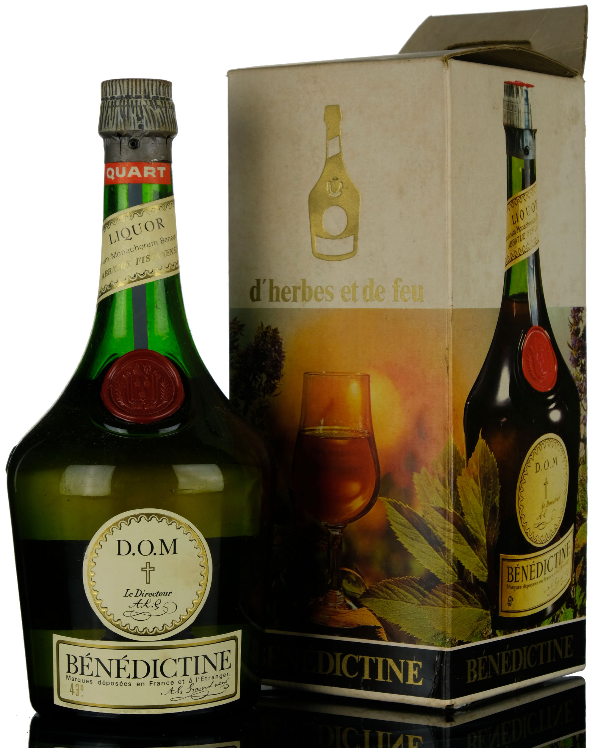 Benedictine Liqueur - 1970s - 1 Quart