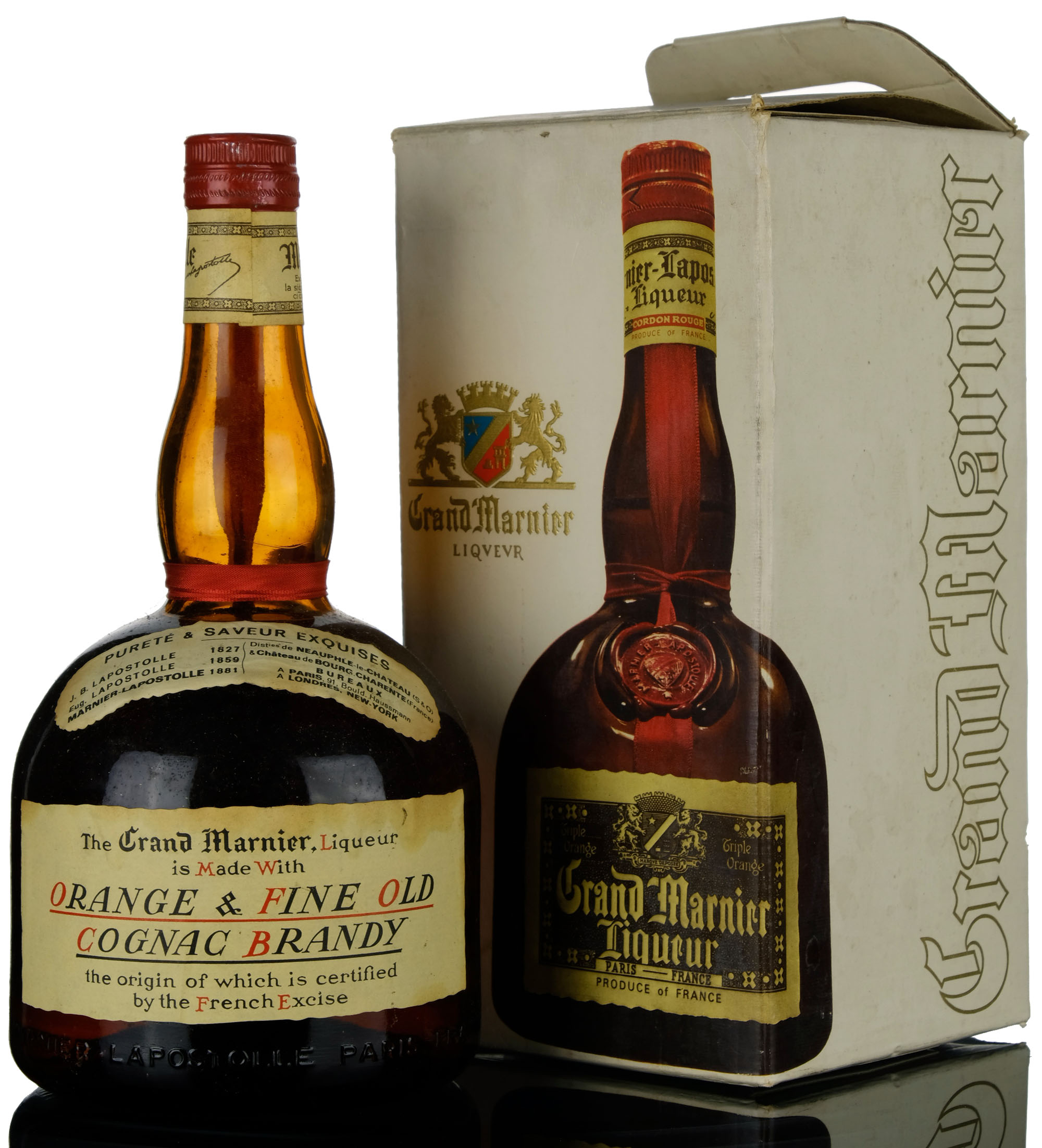 Grand Marnier Liqueur - 1970s - 1 US Quart