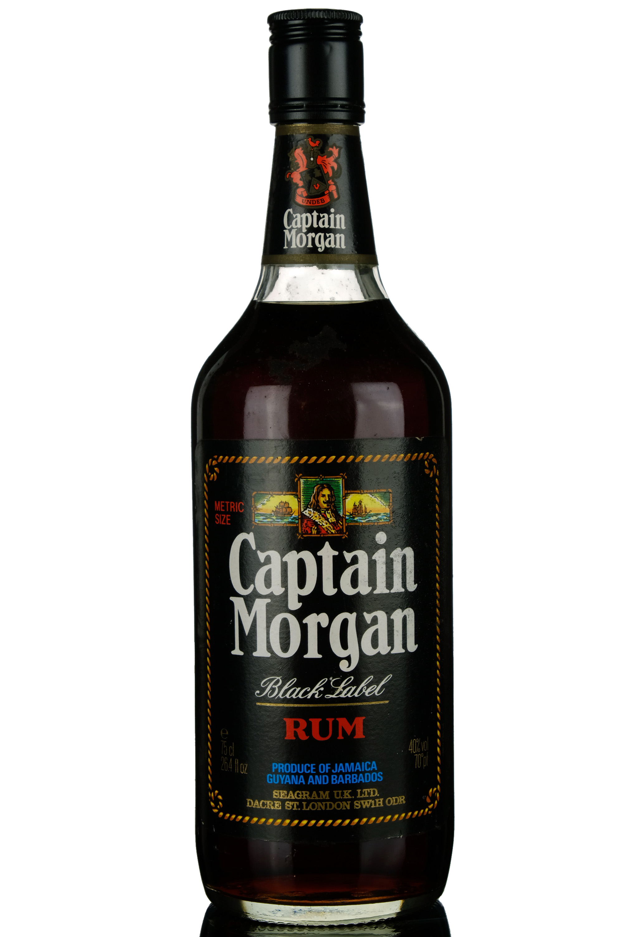 Captain Morgan Black Label Rum - Late 1970s