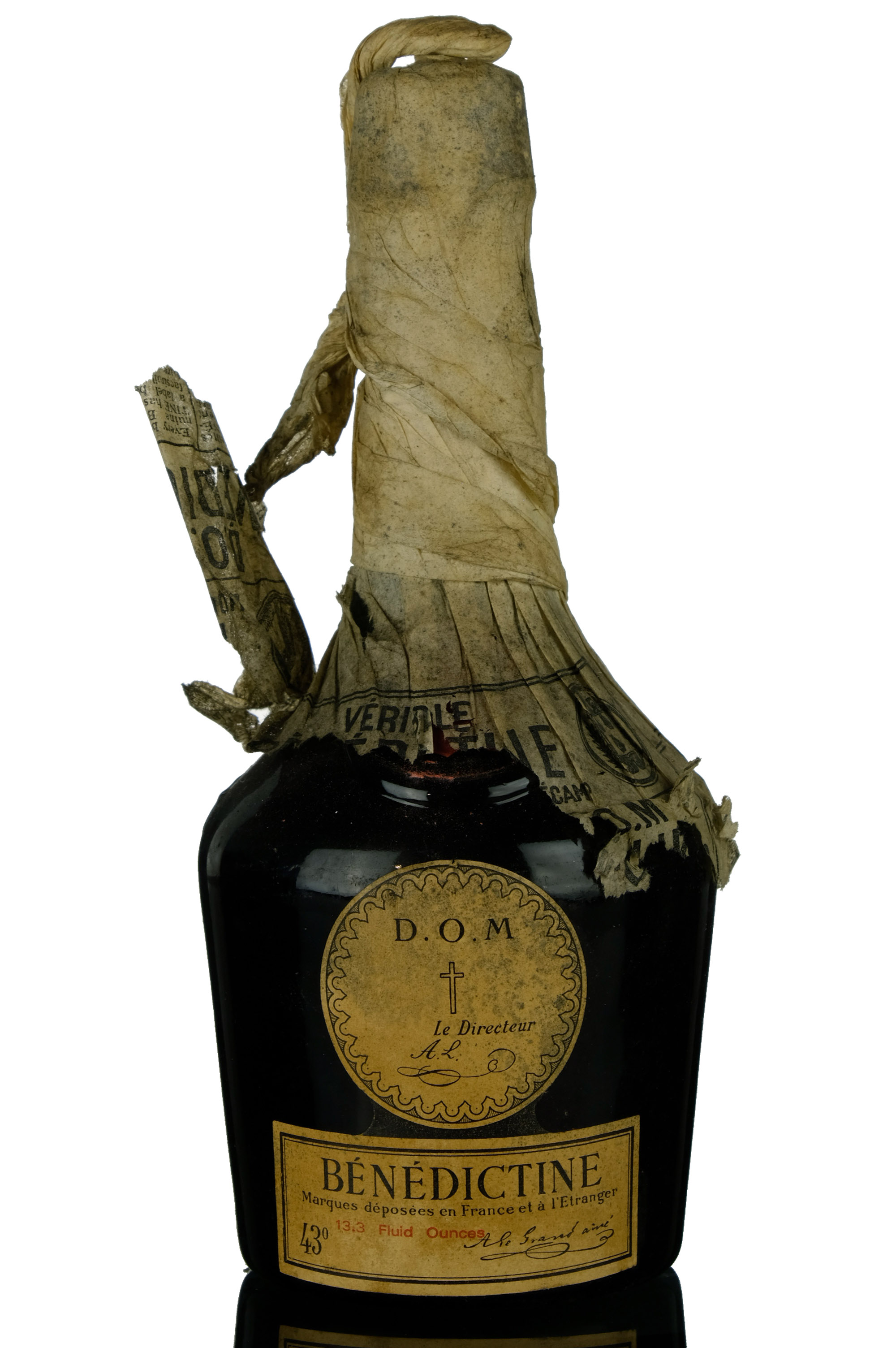 Benedictine Liqueur - 1970s - Half Bottle