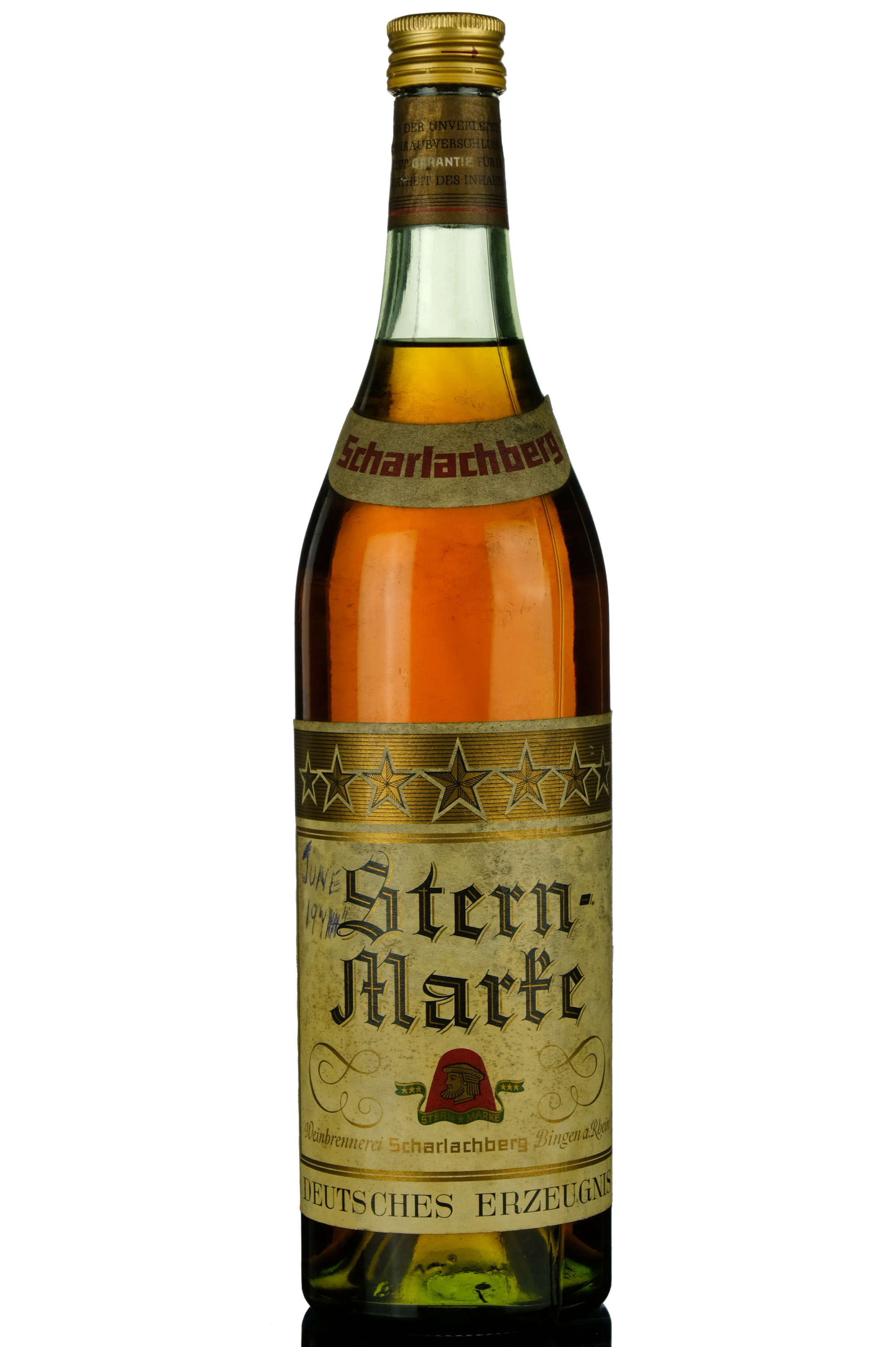Scharlachberg Stern-Marte Weinbrand German Brandy - 1970s