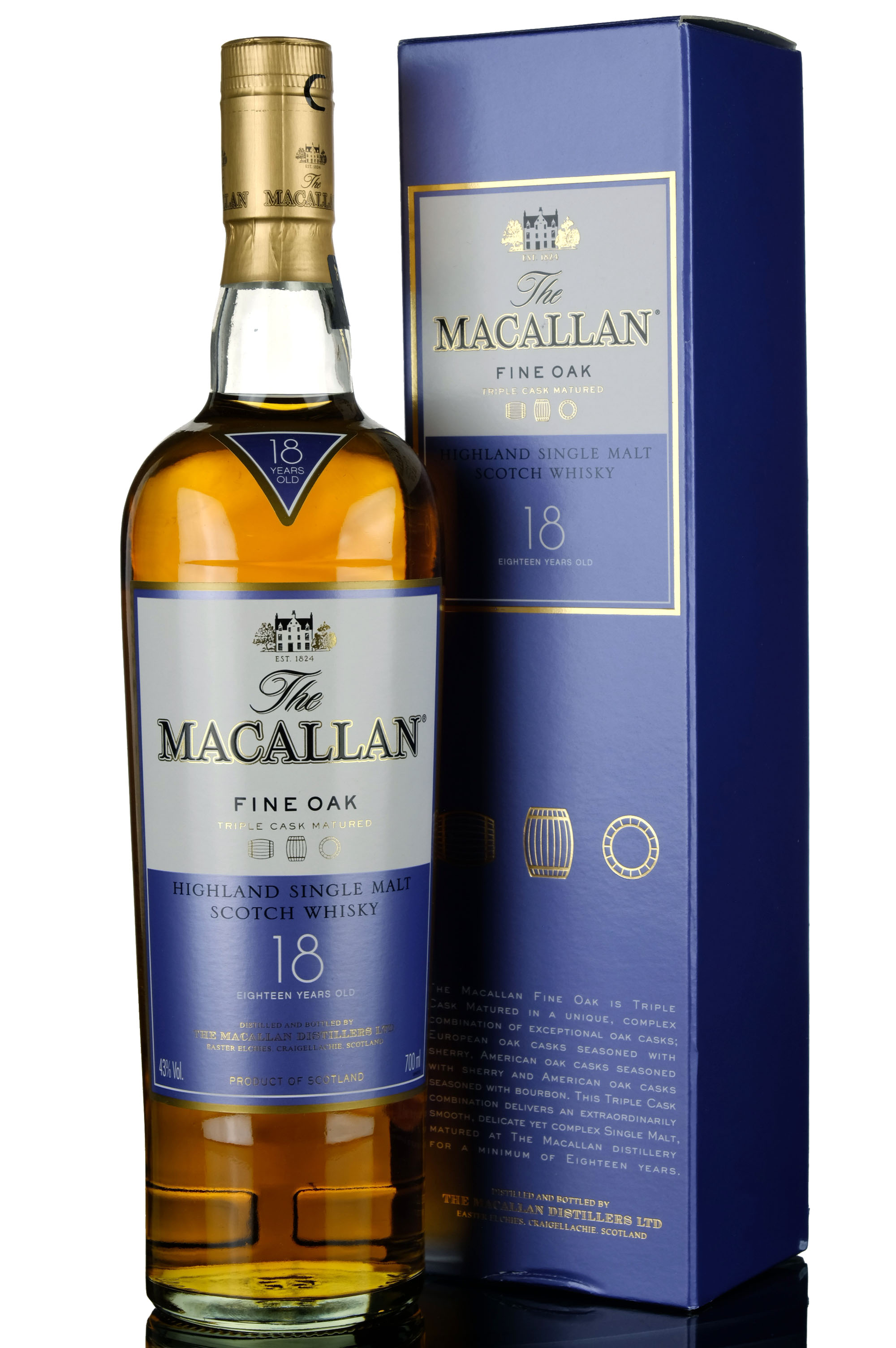 Macallan 18 Year Old  Fine Oak  Mid 2000s