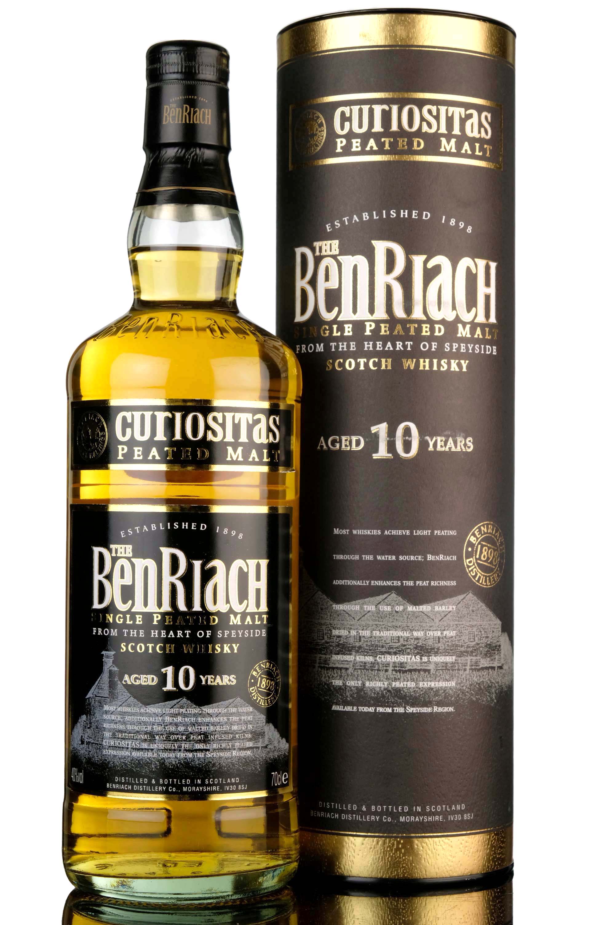 Benriach 10 Year Old - Curiositas Peated Malt