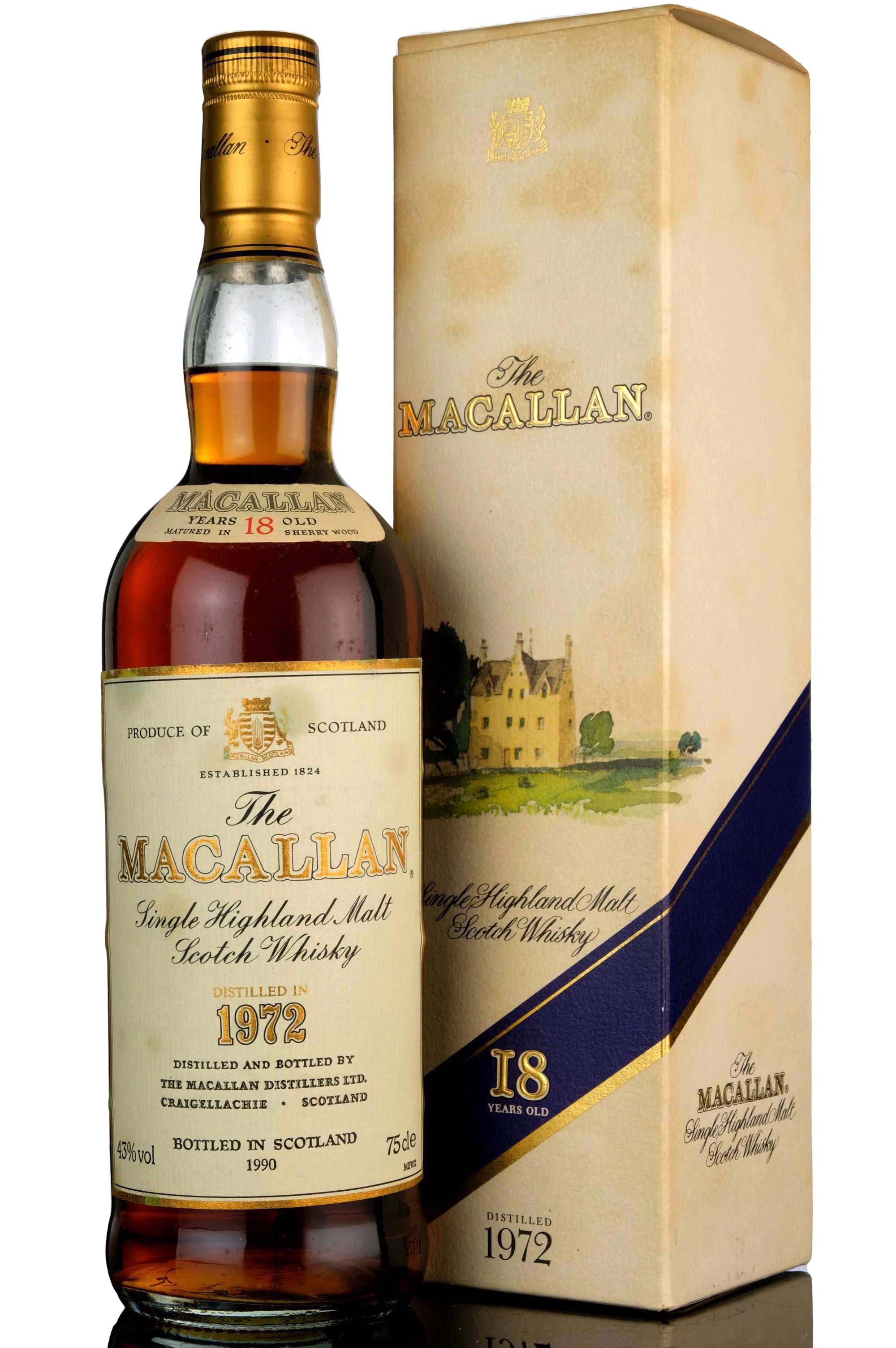 Macallan 1972-1990 - 18 Year Old - Sherry Cask