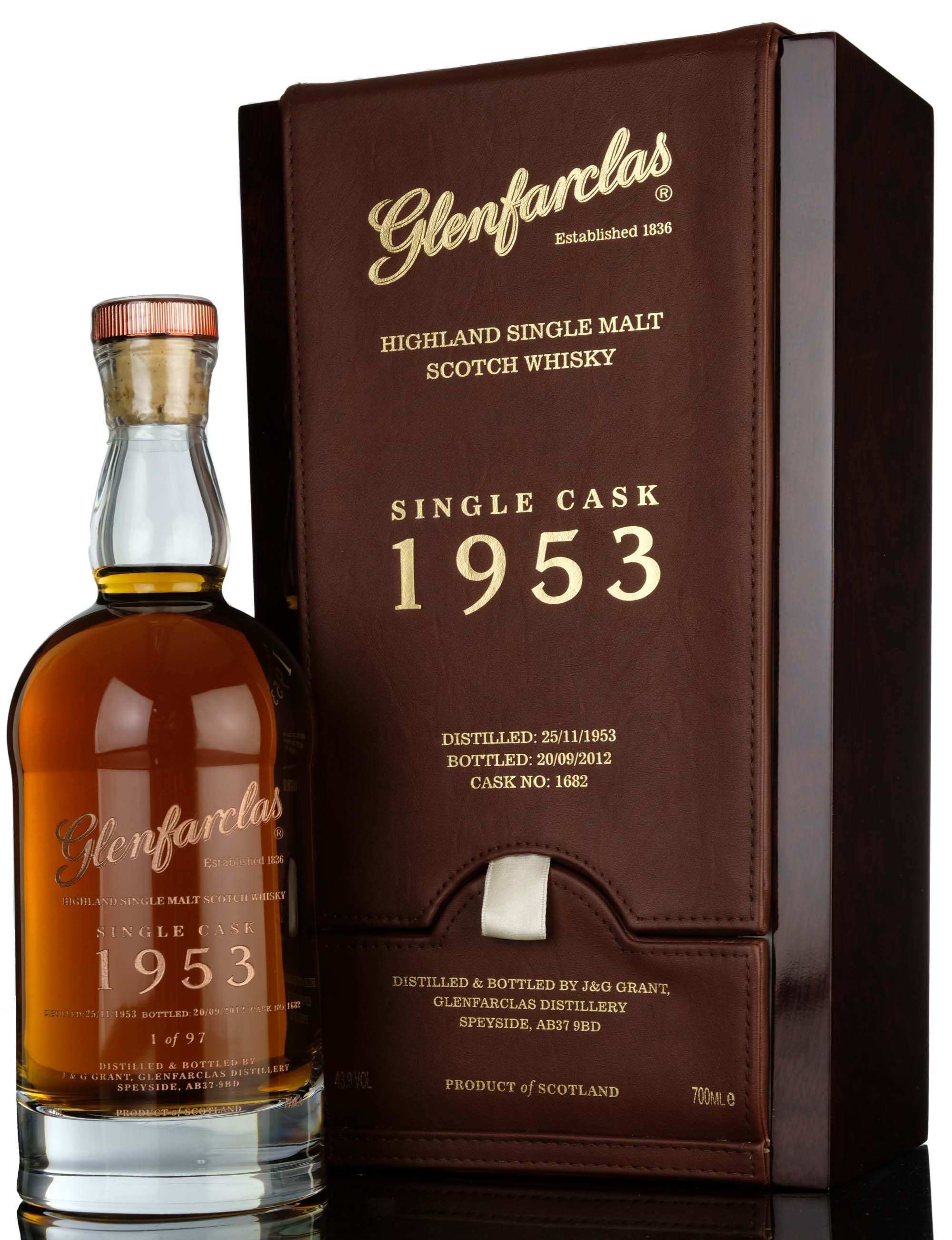 Glenfarclas 1953-2012 - 58 Year Old - Single Cask 1682