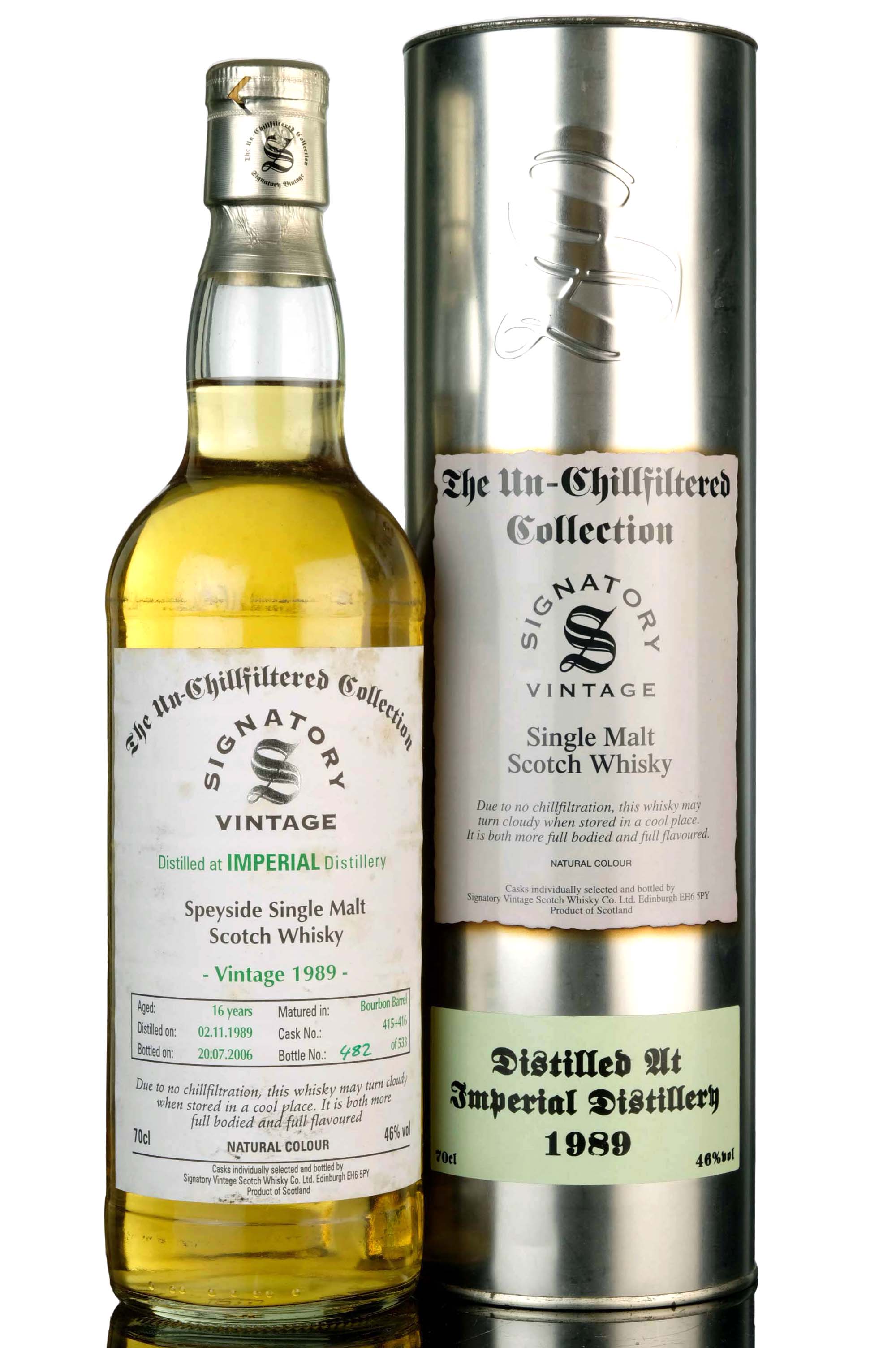 Imperial 1989 - 2006 16 Signatory Vintage Casks 415416
