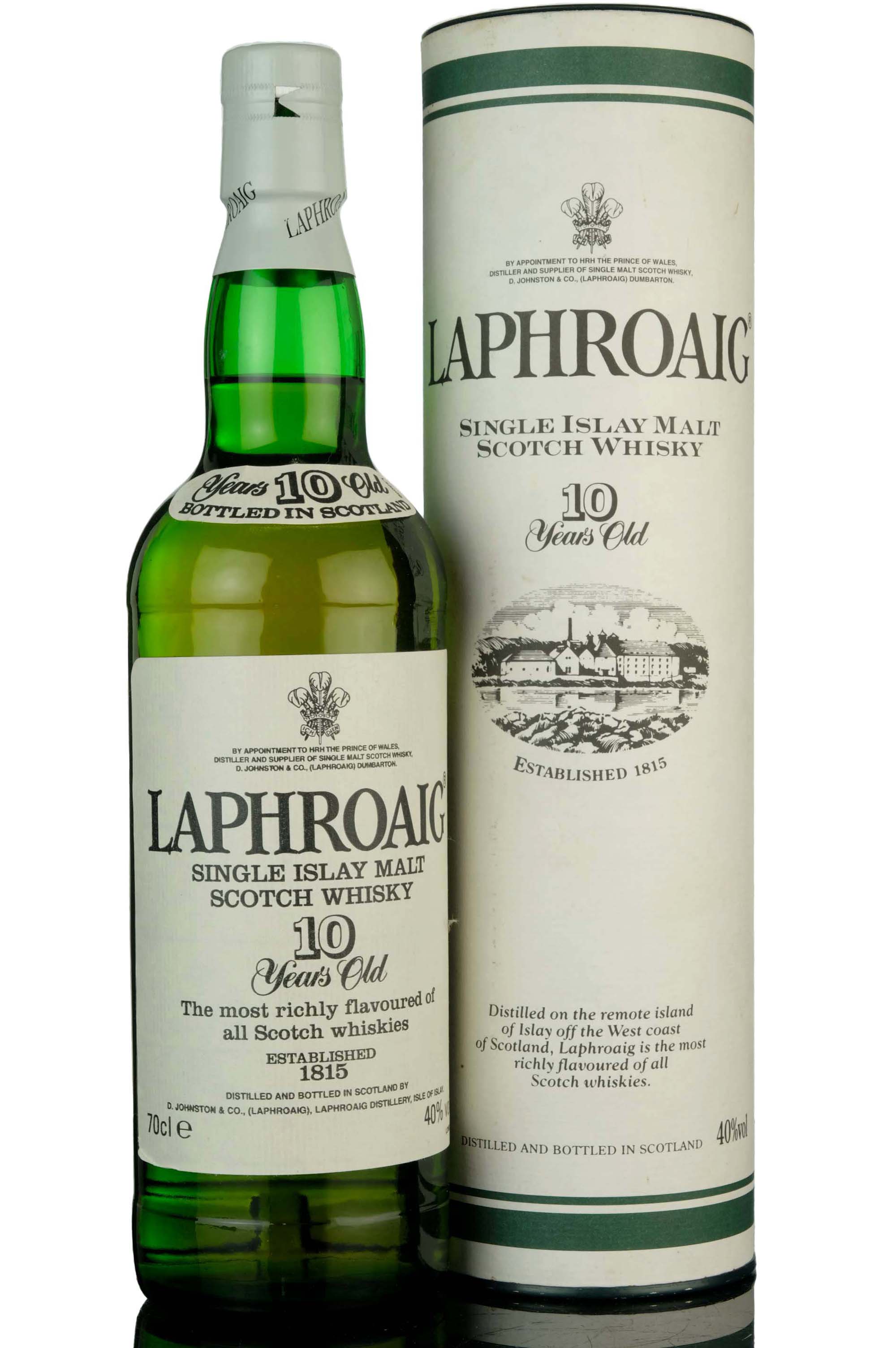 Laphroaig 10 Year Old - Circa 2000