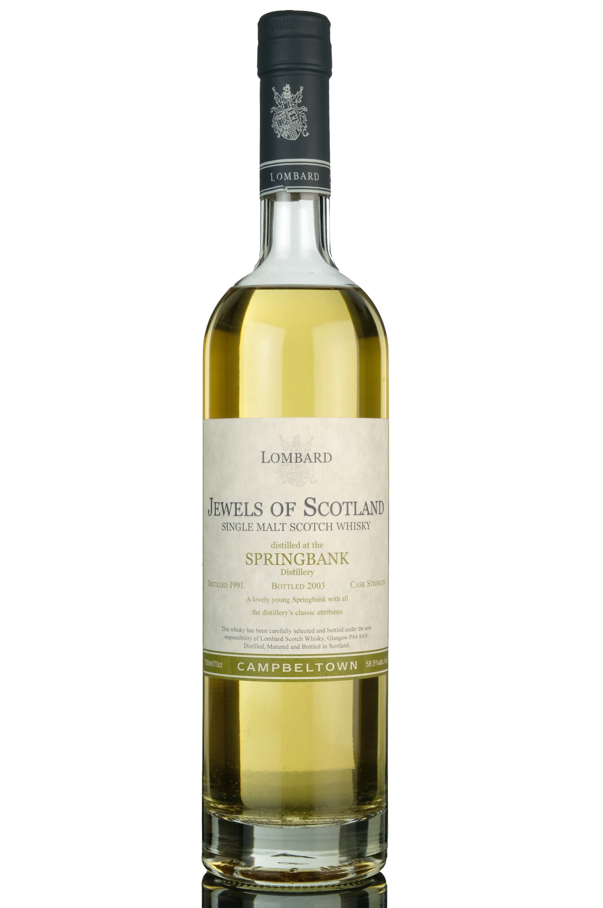 Springbank 1991 - 2003 Lombard Jewels Of Scotland