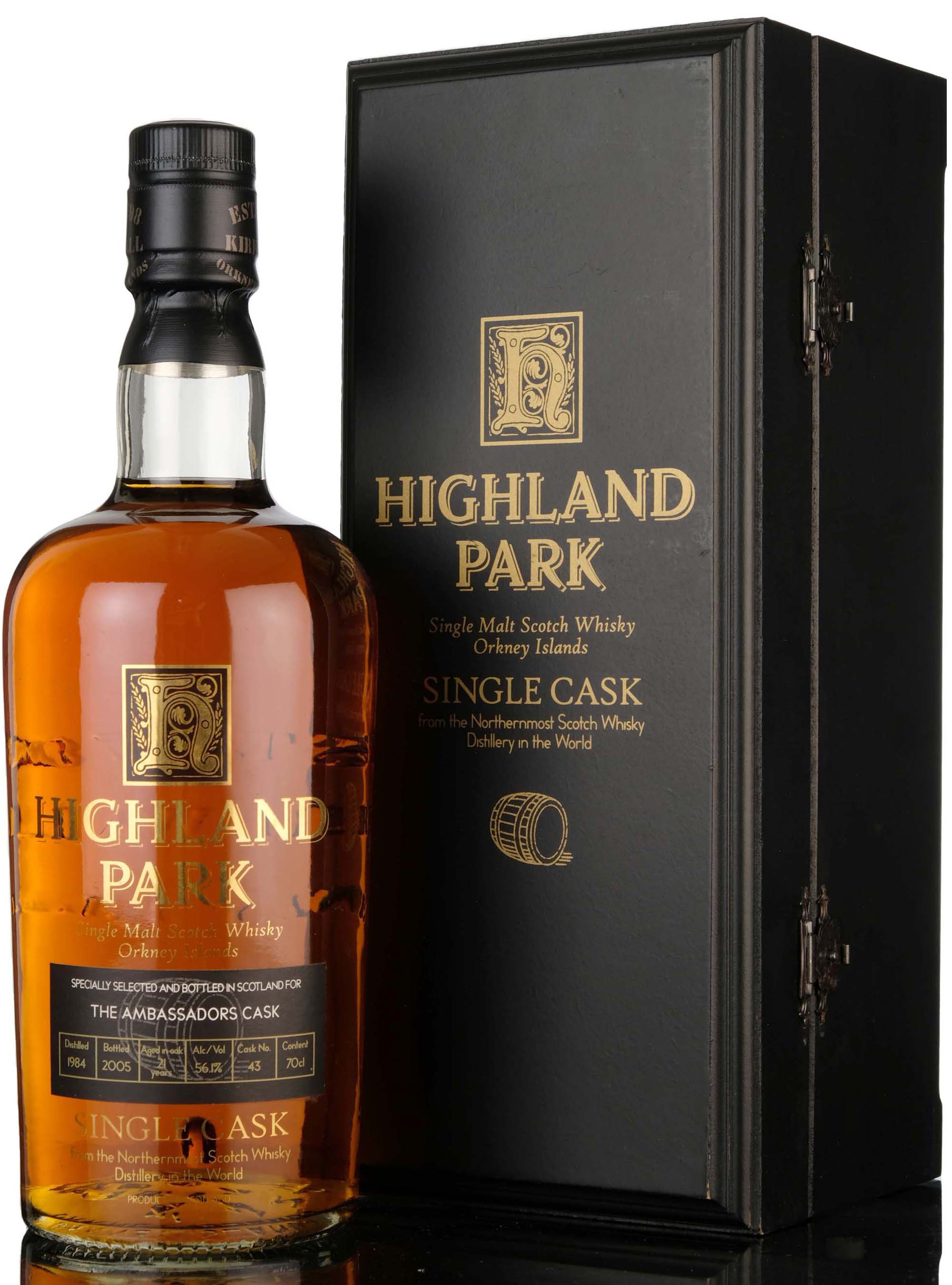 Highland Park 1984-2005 - 21 Year Old - Single Cask 43 - The Ambassadors Cask