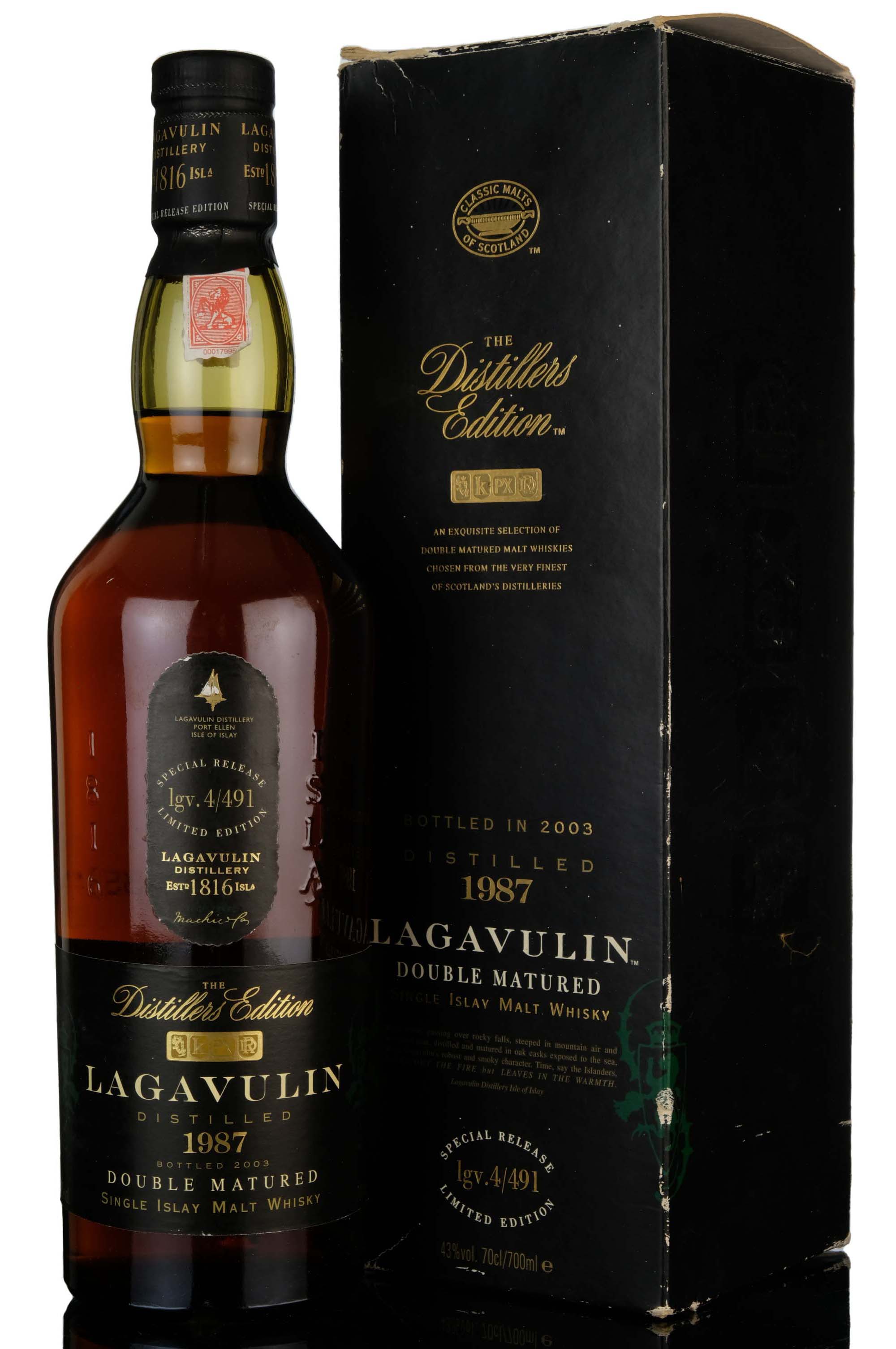 Lagavulin 1987 - Distillers Edition 2003