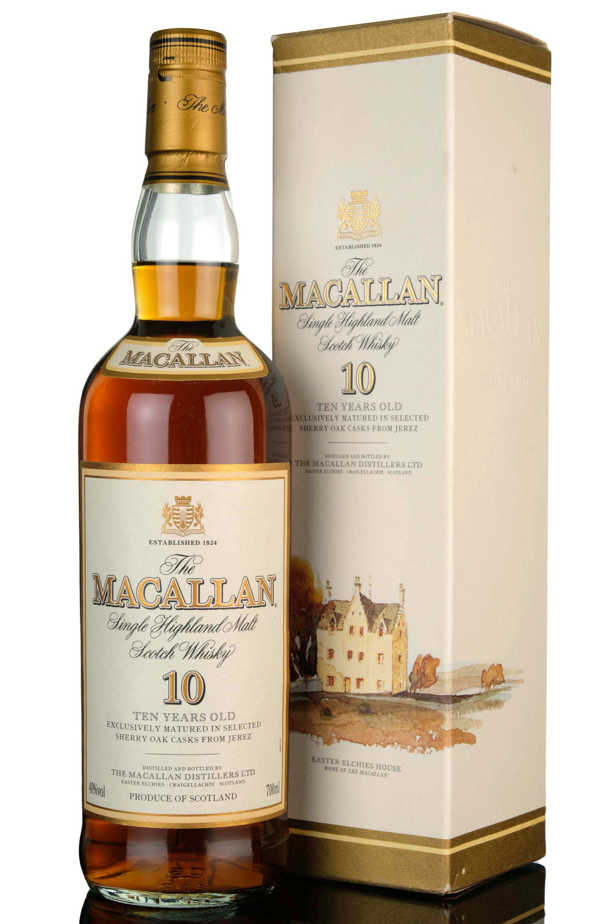 Macallan 10 Year Old - Sherry Cask - Early 2000s