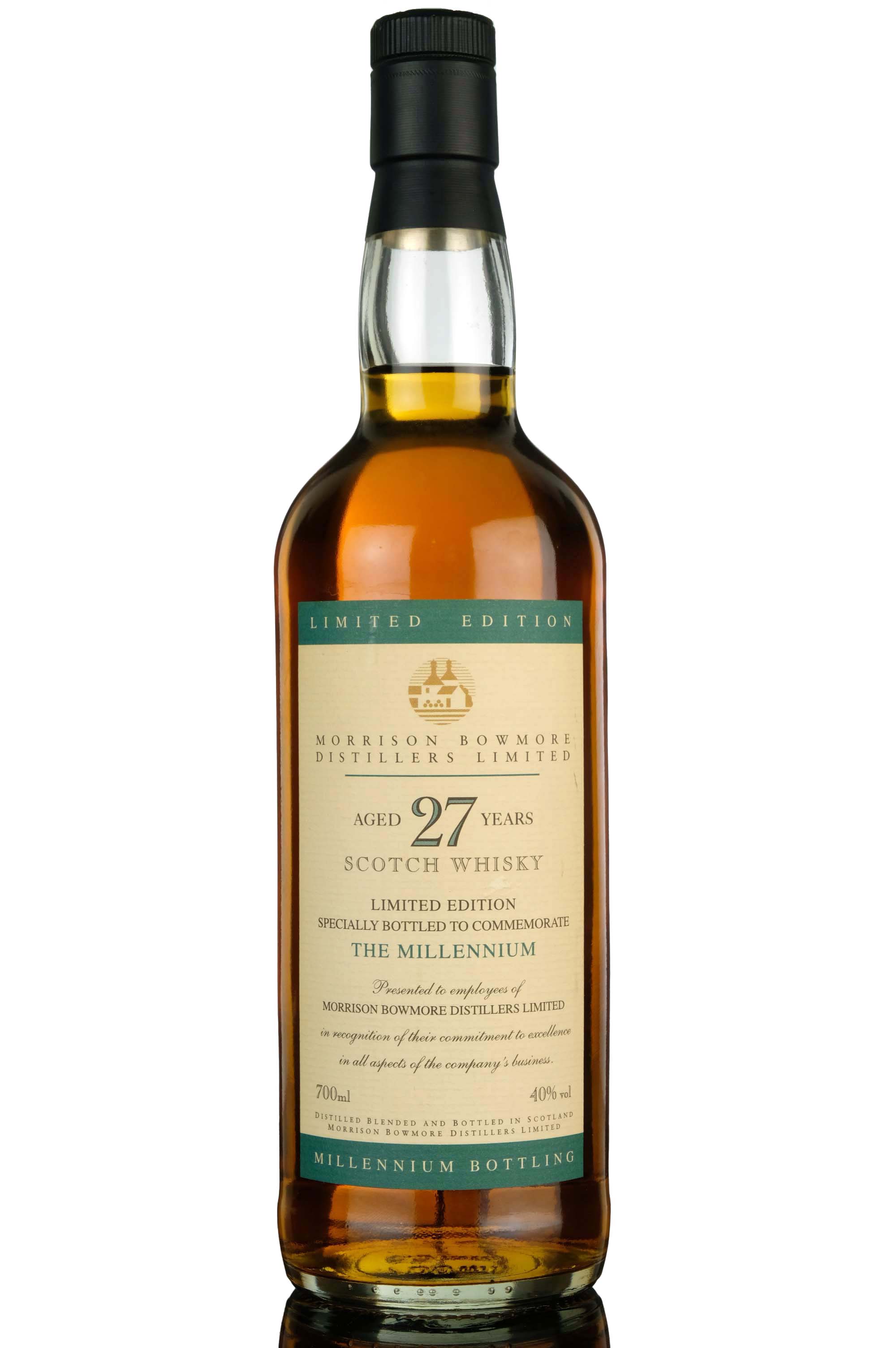 Morrison Bowmore Blend - 27 Year Old - Millennium Bottling