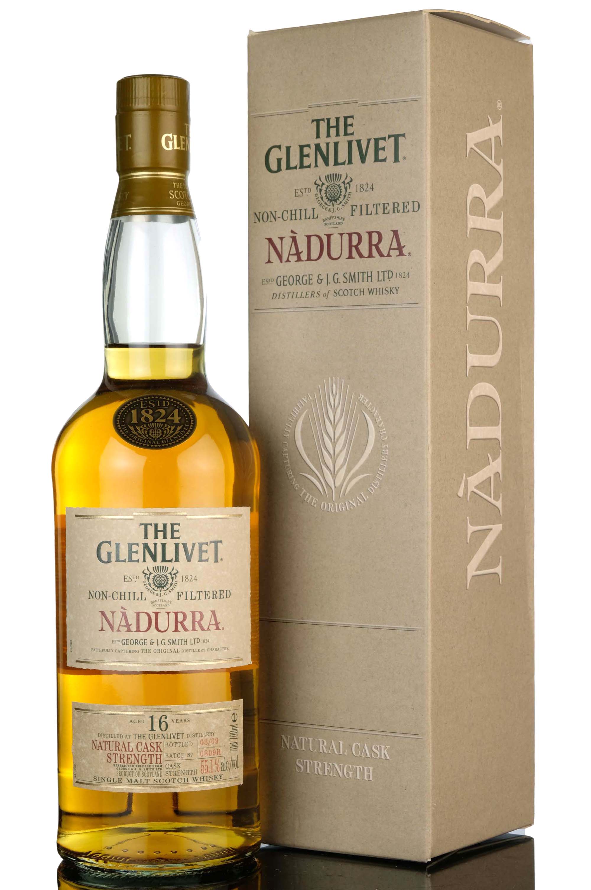 Glenlivet 16 Nadurra Batch 0309h 2009 Release