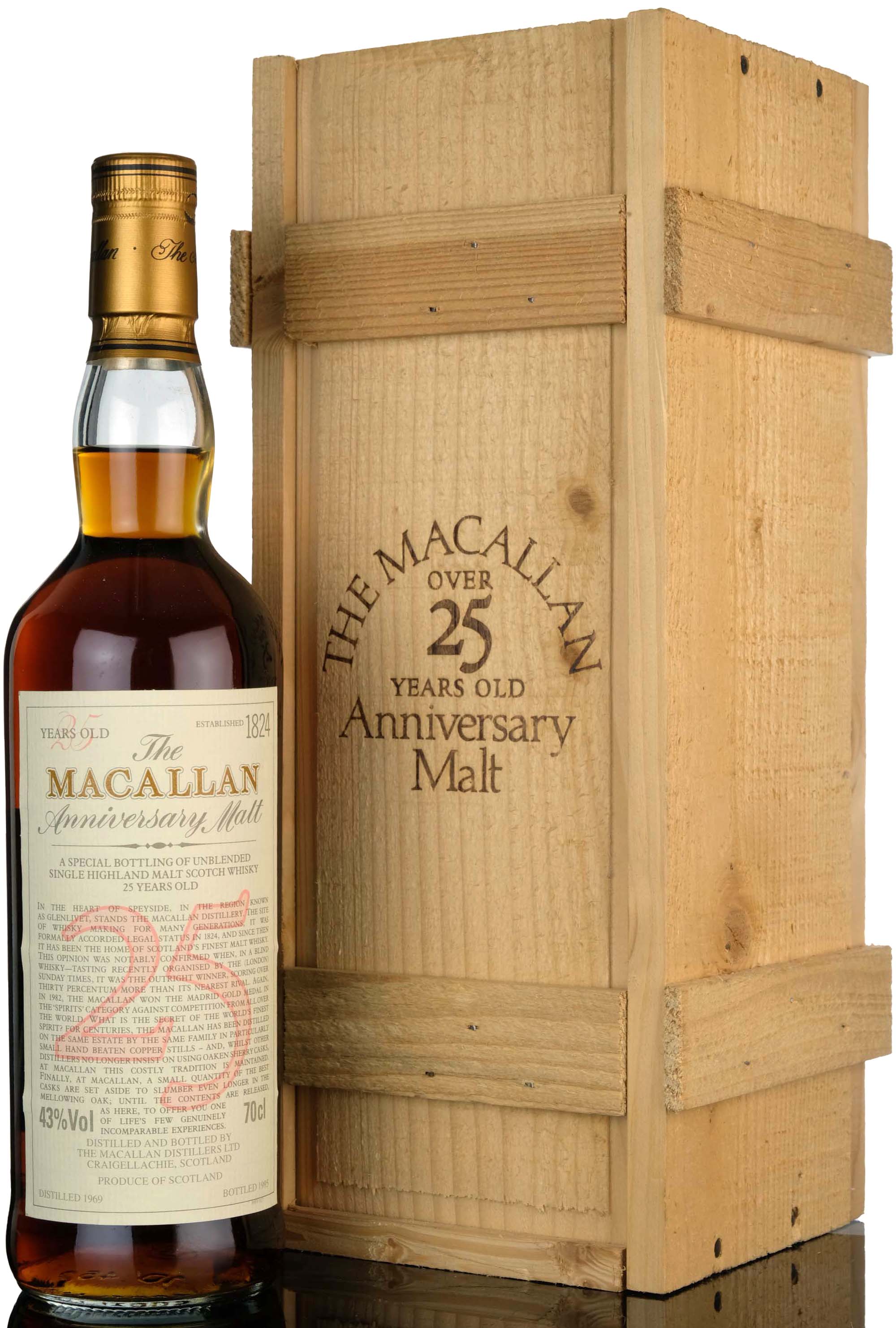 Macallan 1969-1995 - 25 Year Old Anniversary Malt