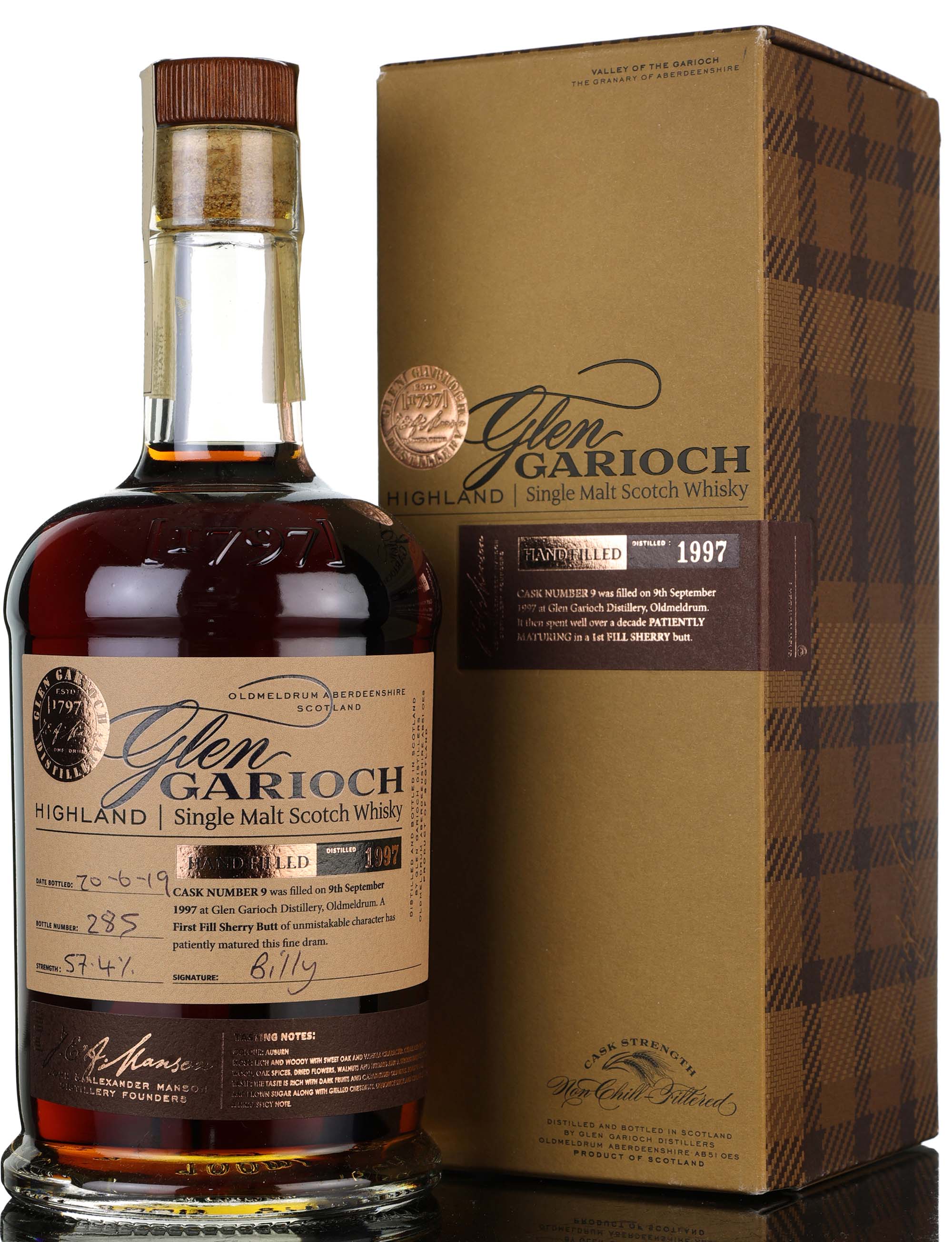 Glen Garioch 1997-2019 - 21 Year Old -  Hand Filled - Single Cask 9