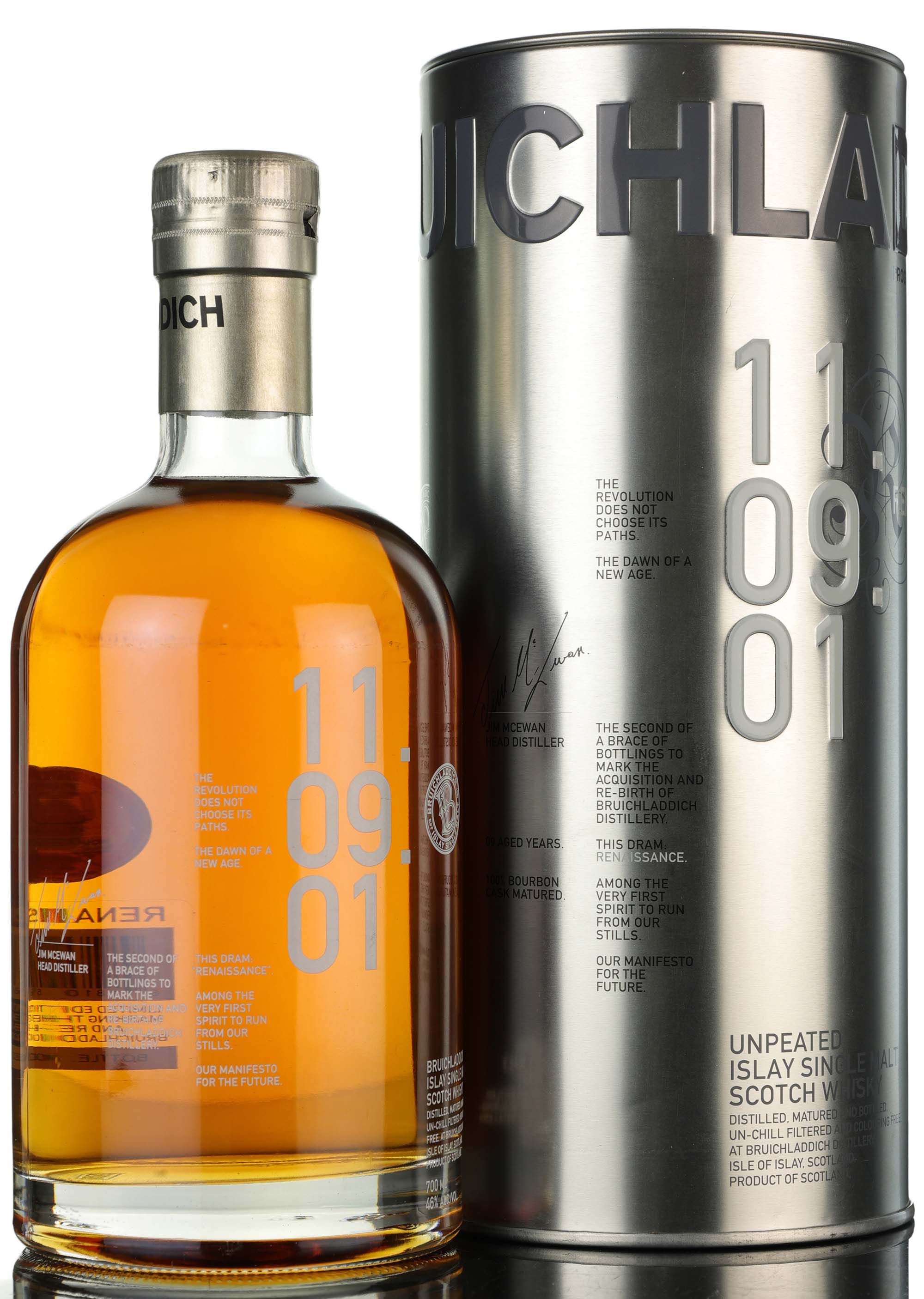 Bruichladdich 2001-2011 - 9 Year Old - Renaissance