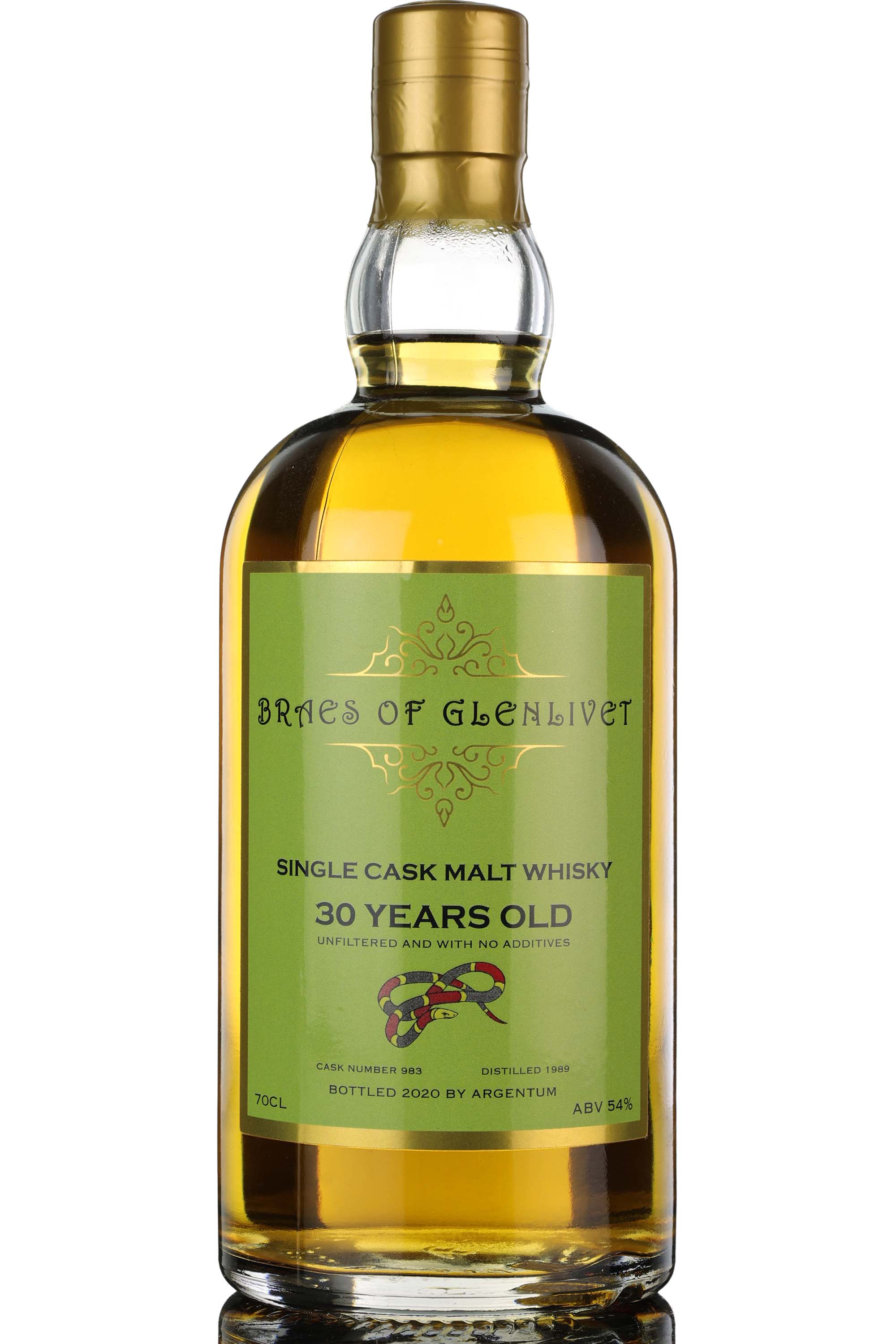 Braes Of Glenlivet 1989-2020 - 30 Year Old - Single Cask 983