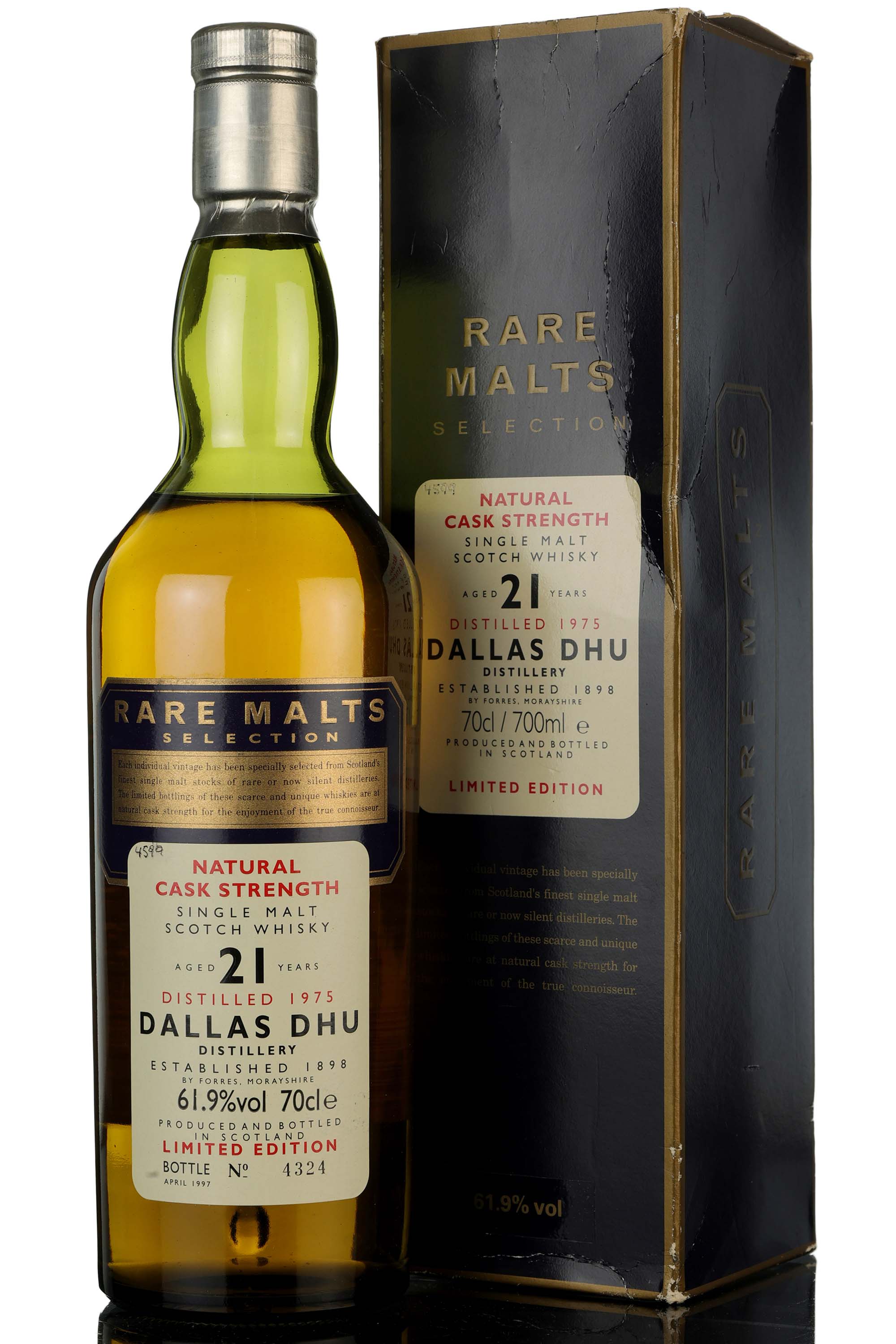 Dallas Dhu 1975-1997 - 21 Year Old - Rare Malts 61.9%