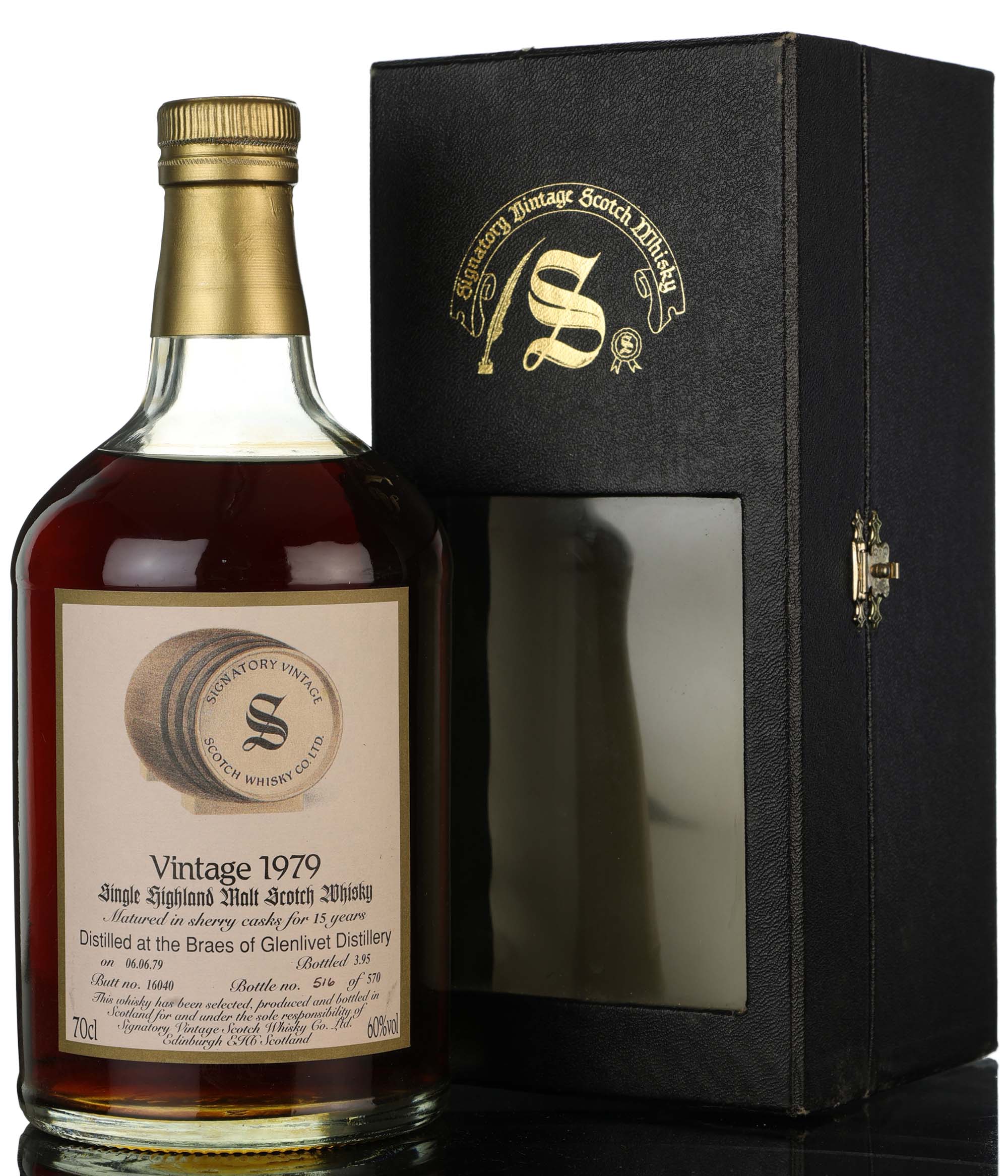 Braes Of Glenlivet 1979-1995 - 15 Year Old - Signatory Vintage - Single Cask 16040