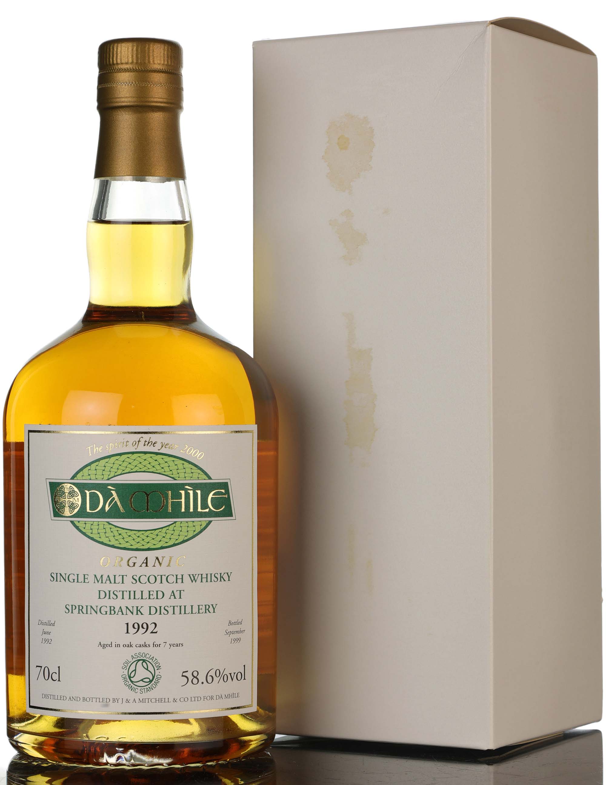 Springbank 1992-1999 - 7 Year Old - Da Mhile Exclusive - First Organic Whisky - Cask Stren