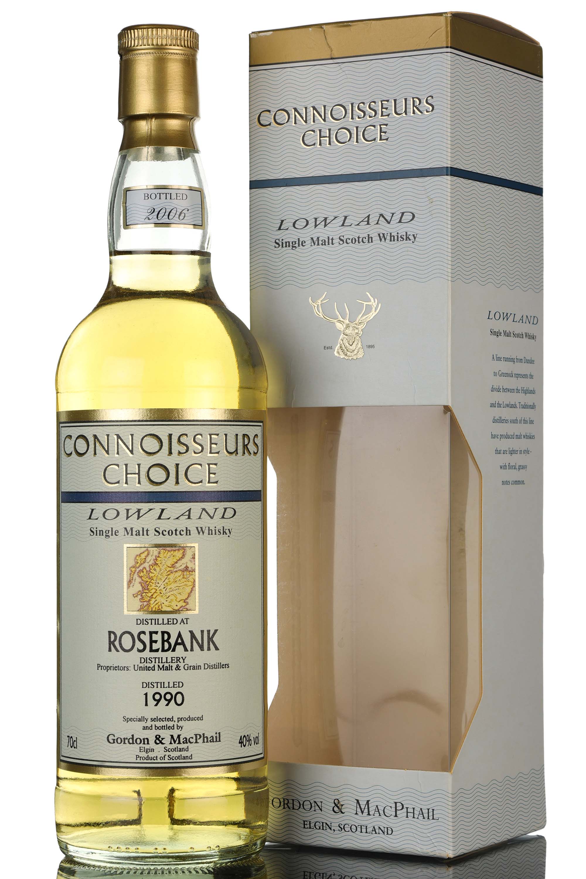 Rosebank 1990-2006 - Gordon & MacPhail - Connoisseurs Choice