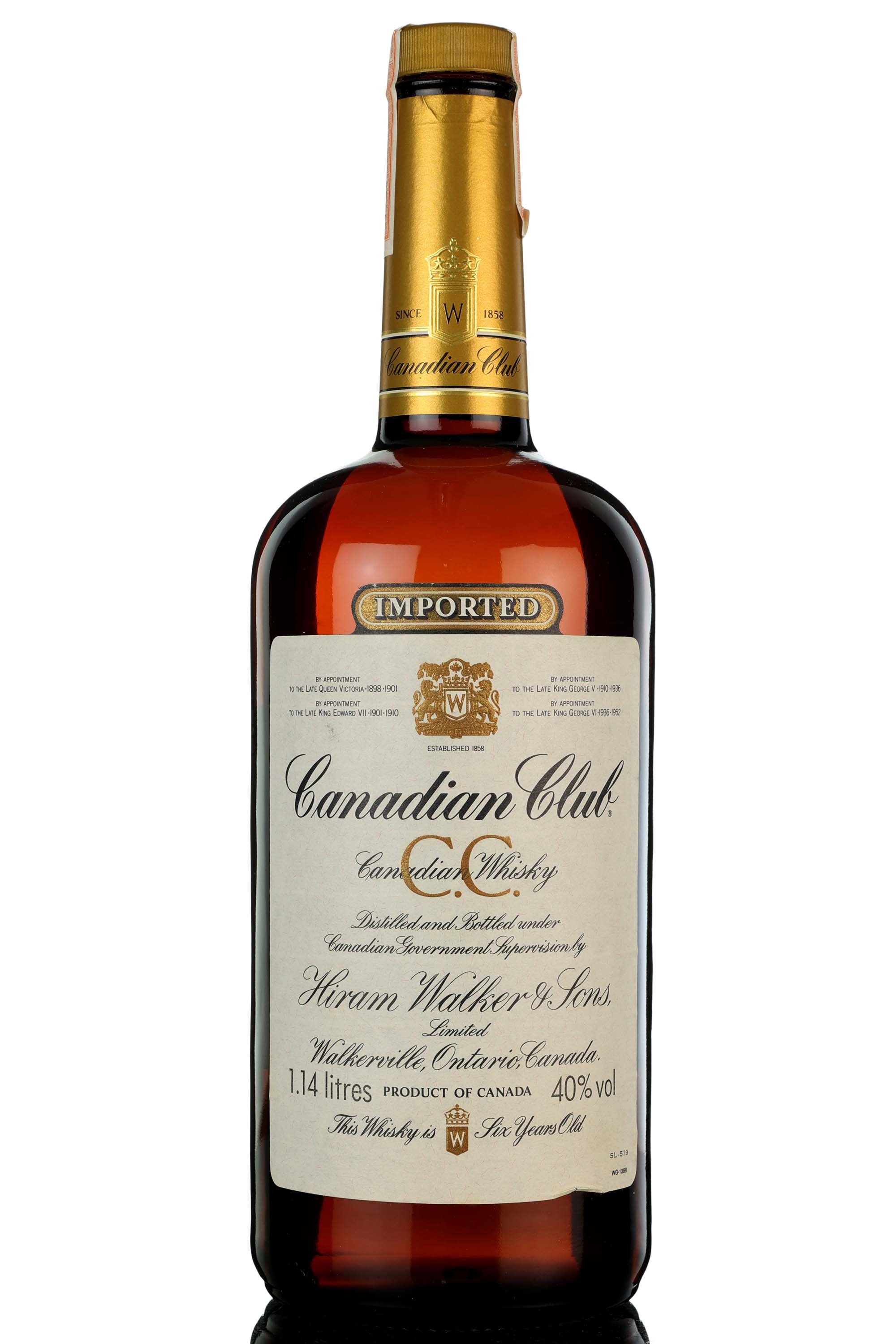 Canadian Club 1984 - 1.14 Litre