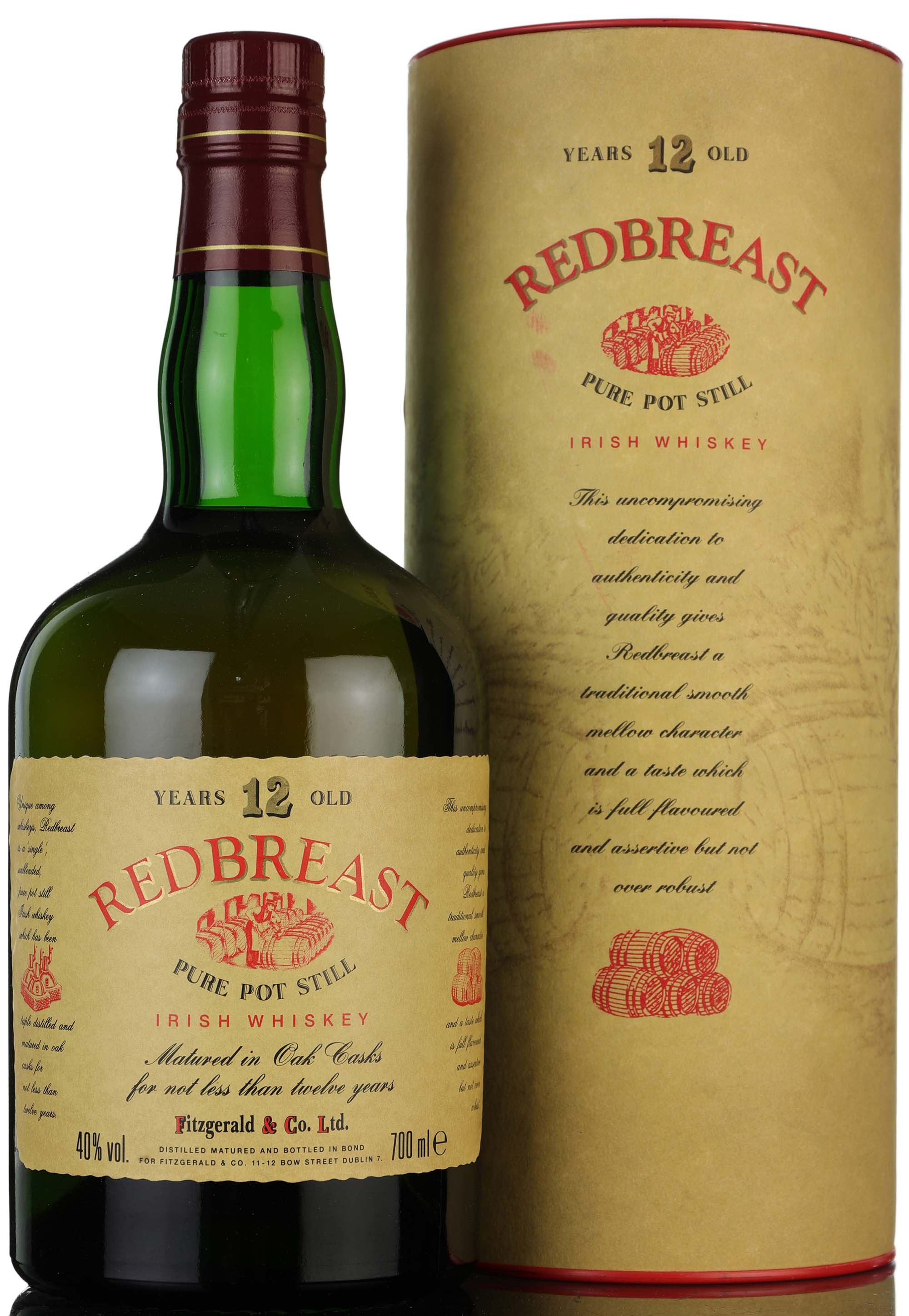 Redbreast 12 Year Old -  1990s - Fitzgerald & Co Ltd