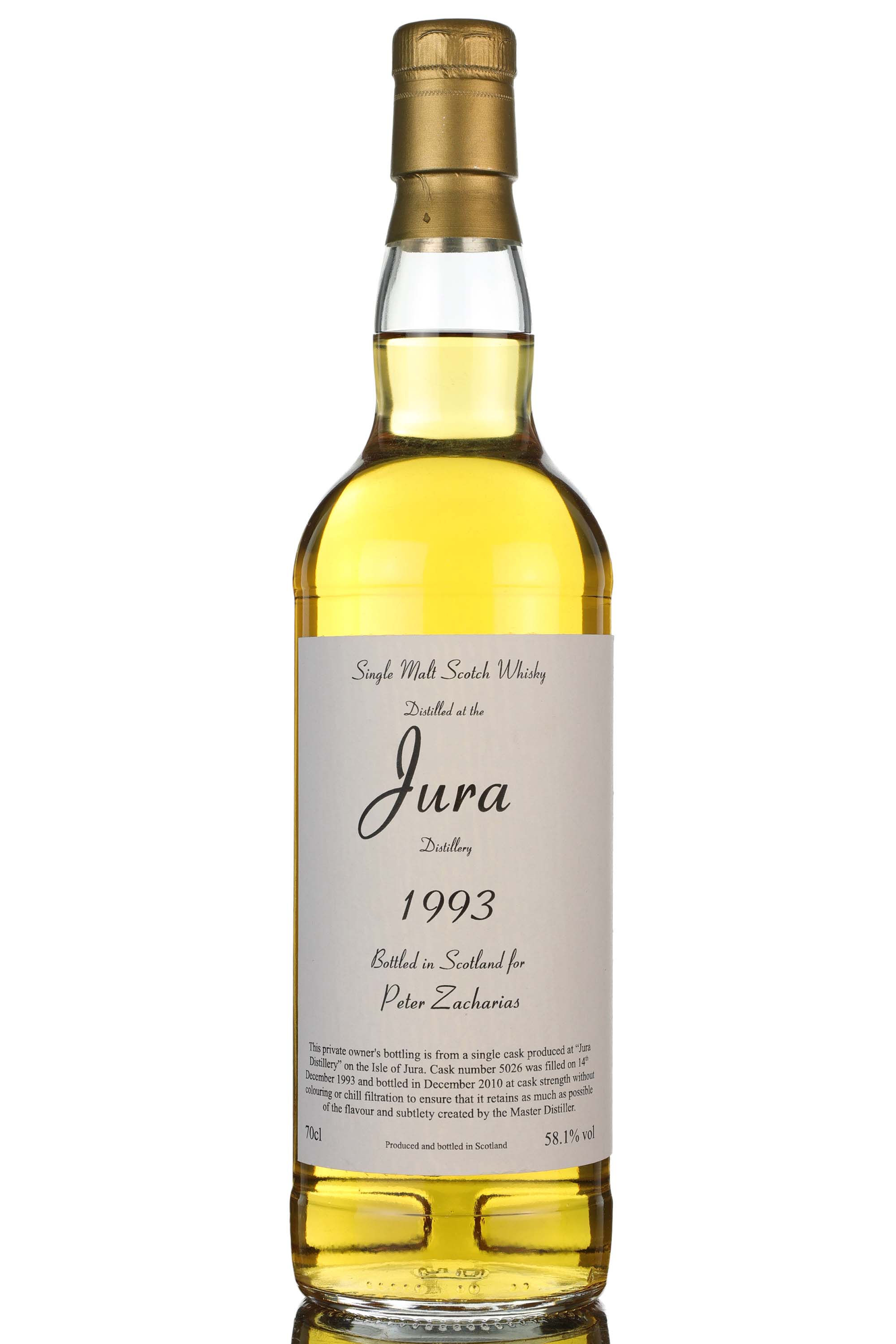 Jura 1993-2010 - Single Cask 5026 - Peter Zacharias Private Bottling