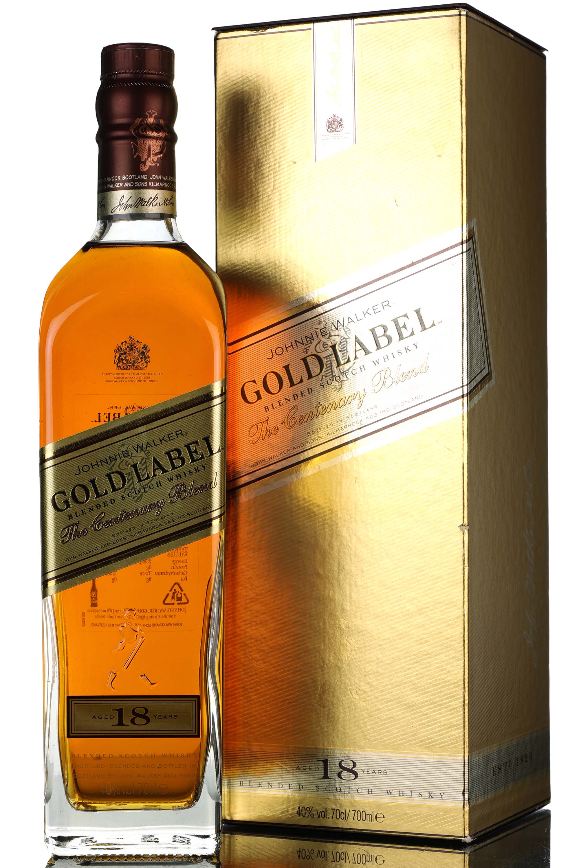 Johnnie Walker 18 Year Old - Gold Label - The Centenary Blend