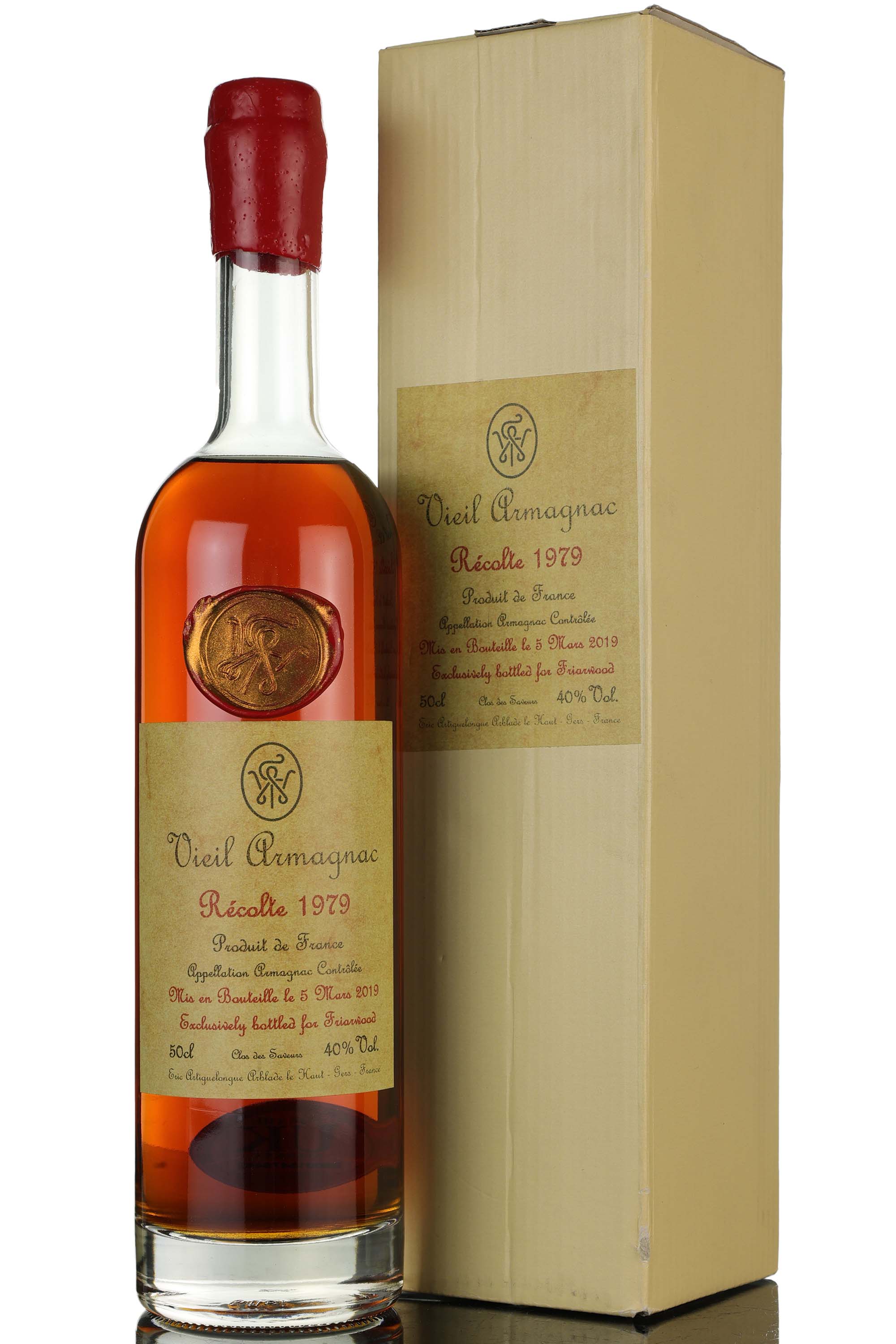 Vieil 1979 Armagnac - Half Litre