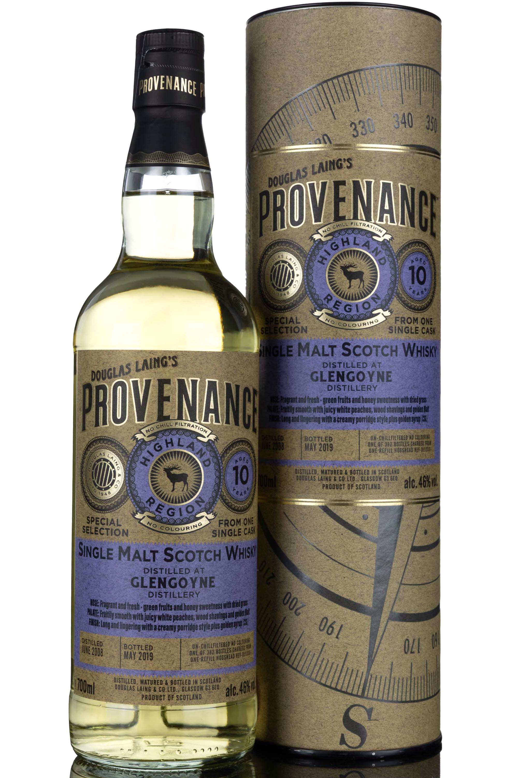 Glengoyne 2008-2019 - 10 Year Old - Douglas Laing - Provenance - Single Cask 13331