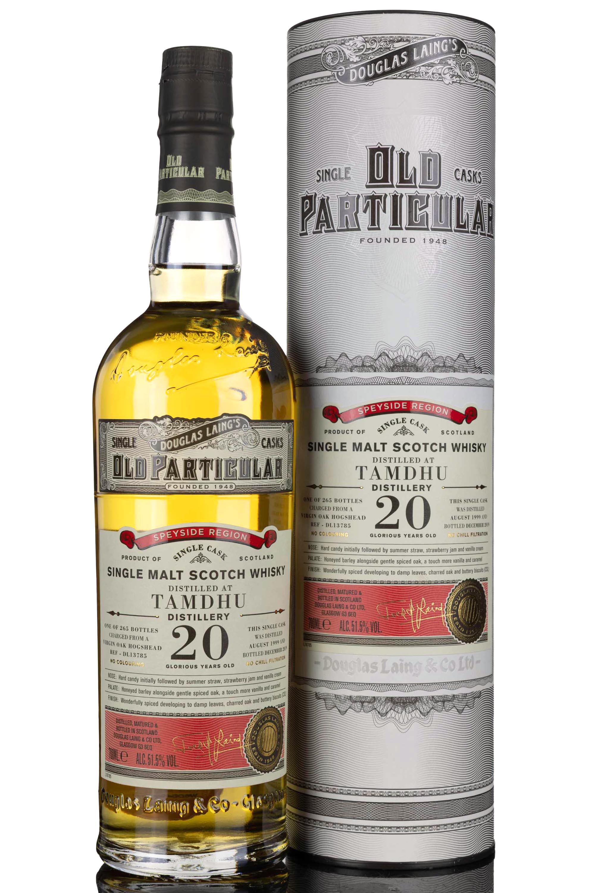 Tamdhu 1999-2019 - 20 Year Old - Douglas Laing - Old Particular - Single Cask 13785