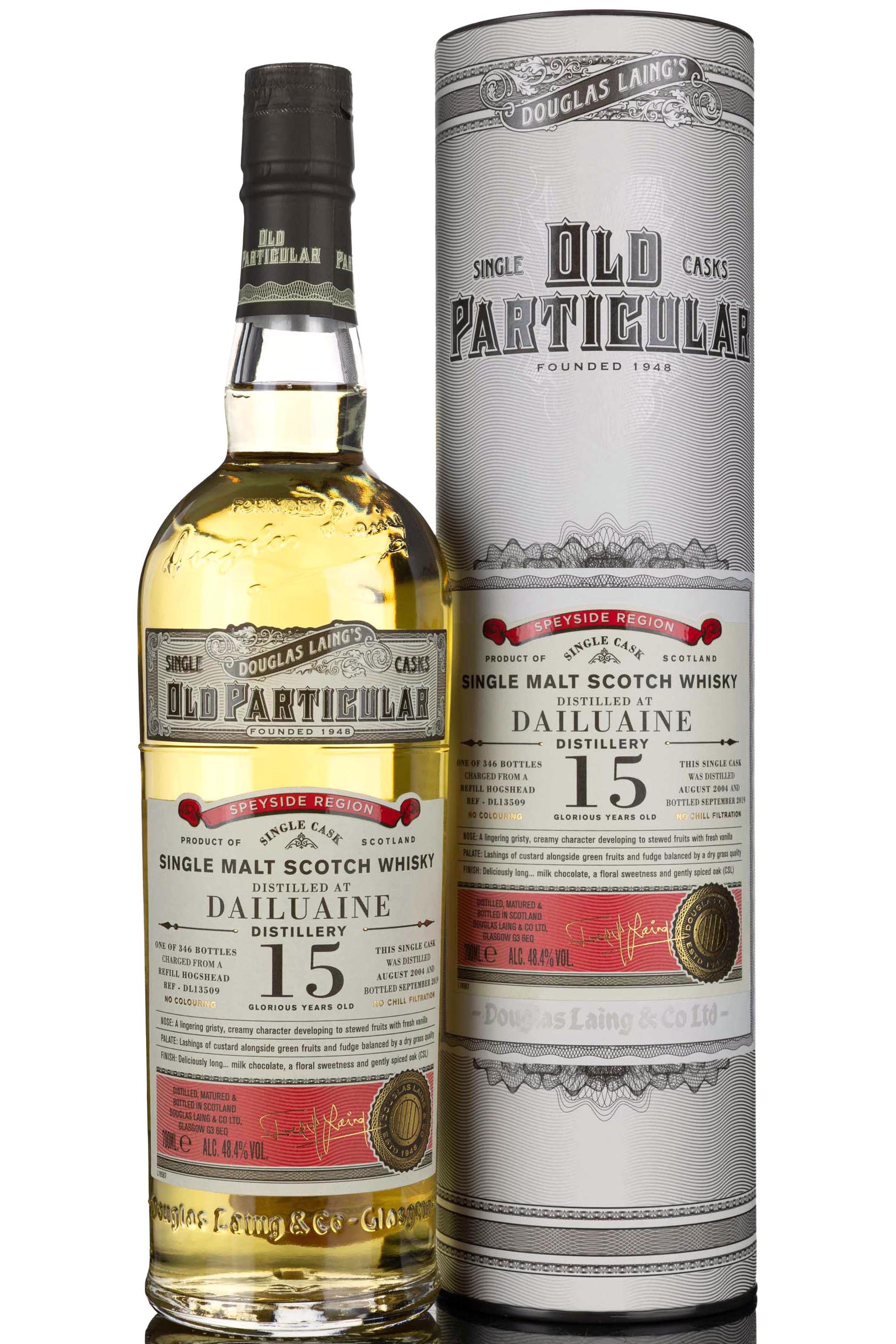 Dailuaine 2004-2019 - 15 Year Old - Douglas Laing - Old Particular - Single Cask 13509