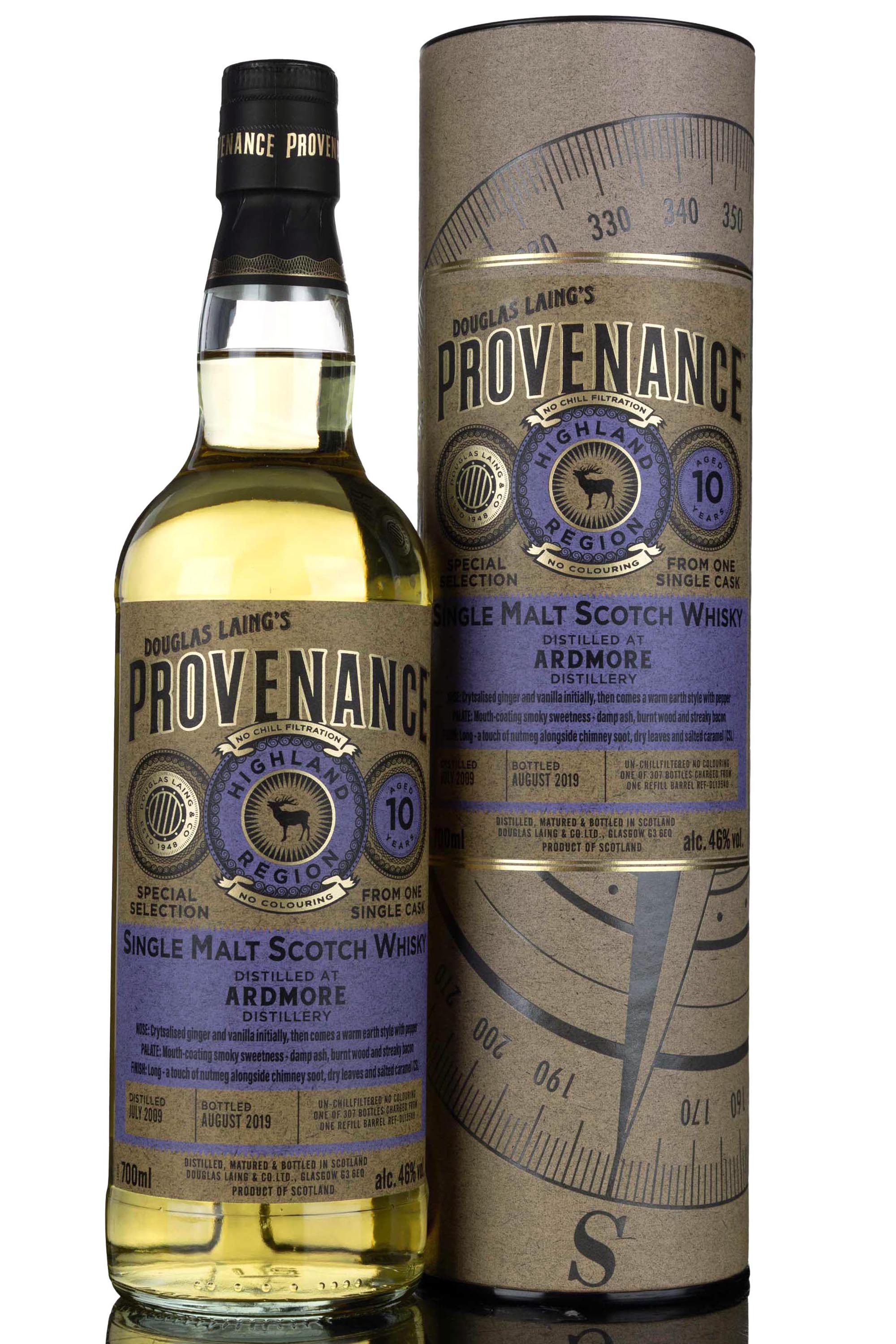 Ardmore 2009-2019 - 10 Year Old - Douglas Laing - Provenance - Single Cask 13540