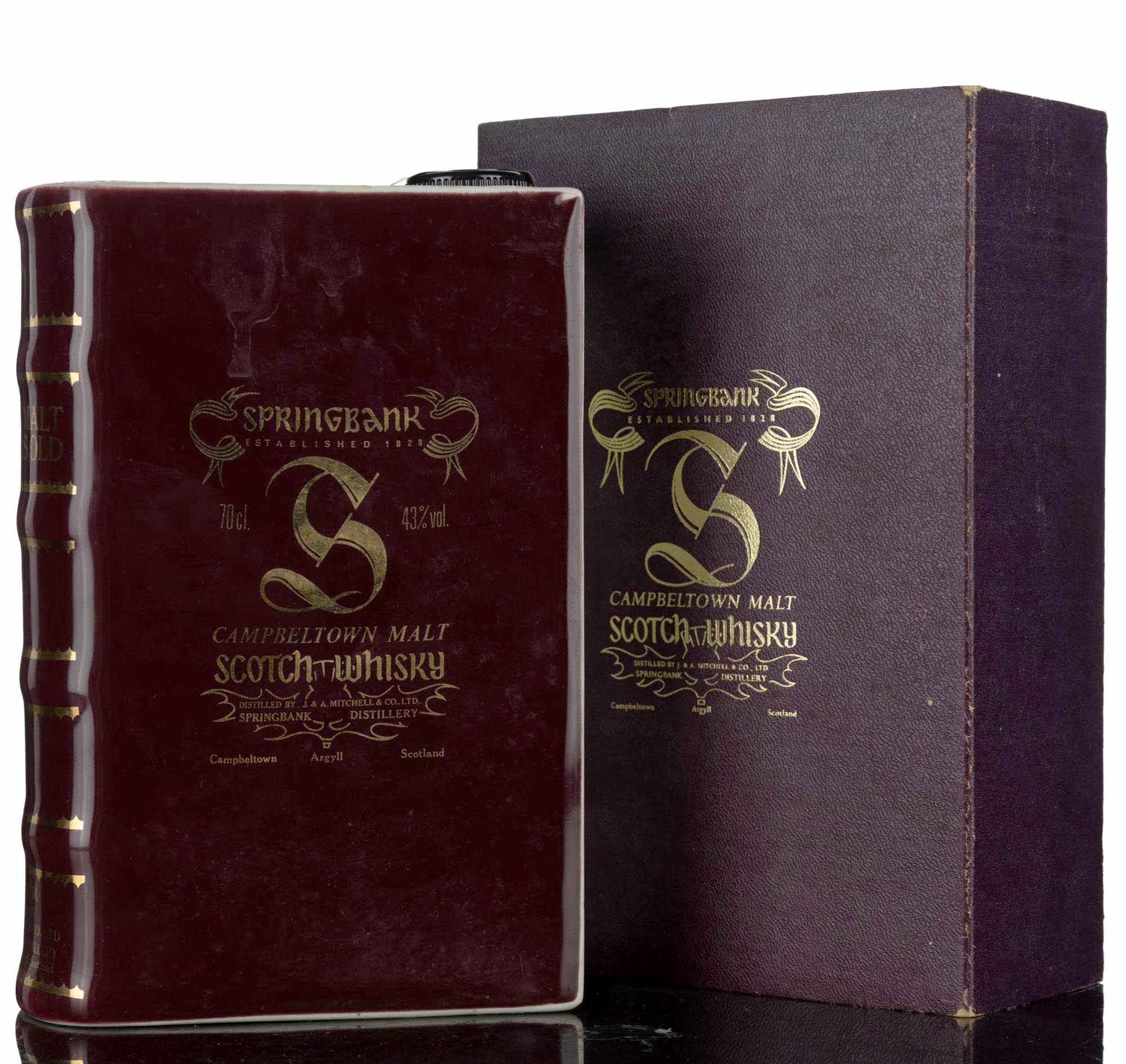 Springbank 10 Year Old - Ceramic Book Vol II